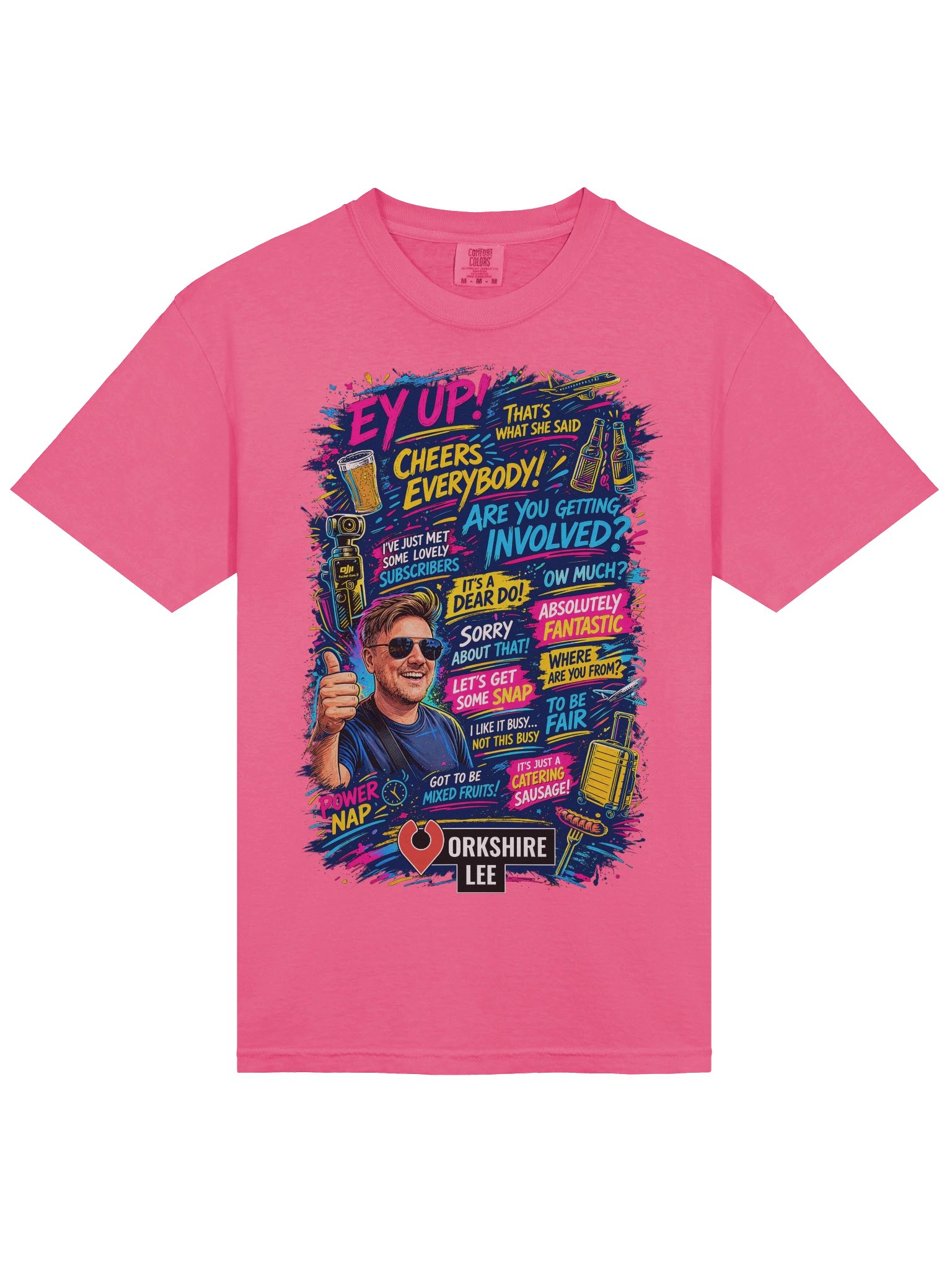 Yorkshire Lee Phrases T-Shirt Light product image (23)