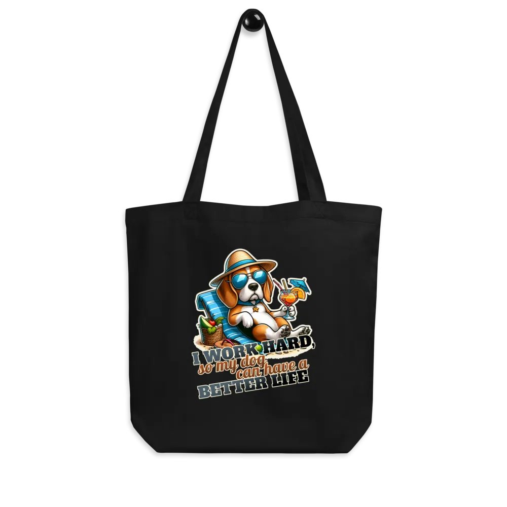 Work Hard - Beagle Beach - Tote Bag product image (7)