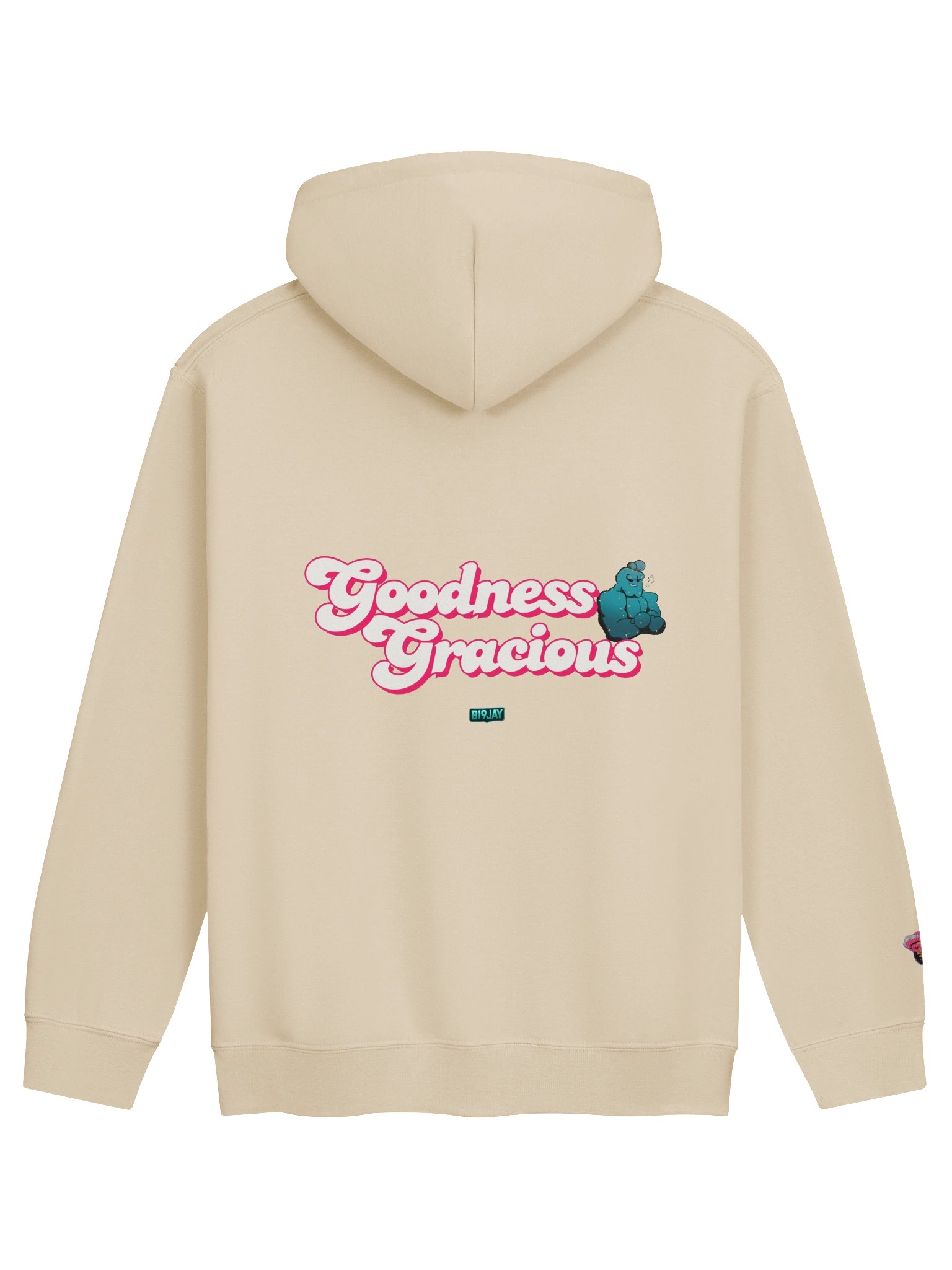 Sand Hot Pink Goodness Gracious Hoodie product image (2)