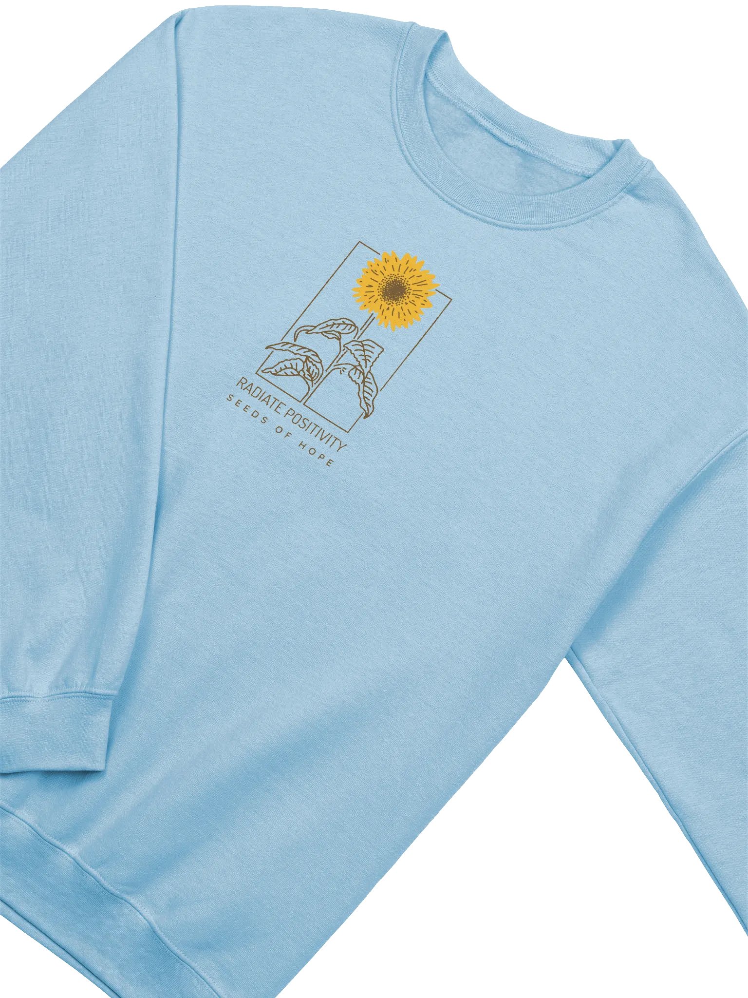Radiate Positivity Sunflower Crewneck Sweatshirt product image (10)