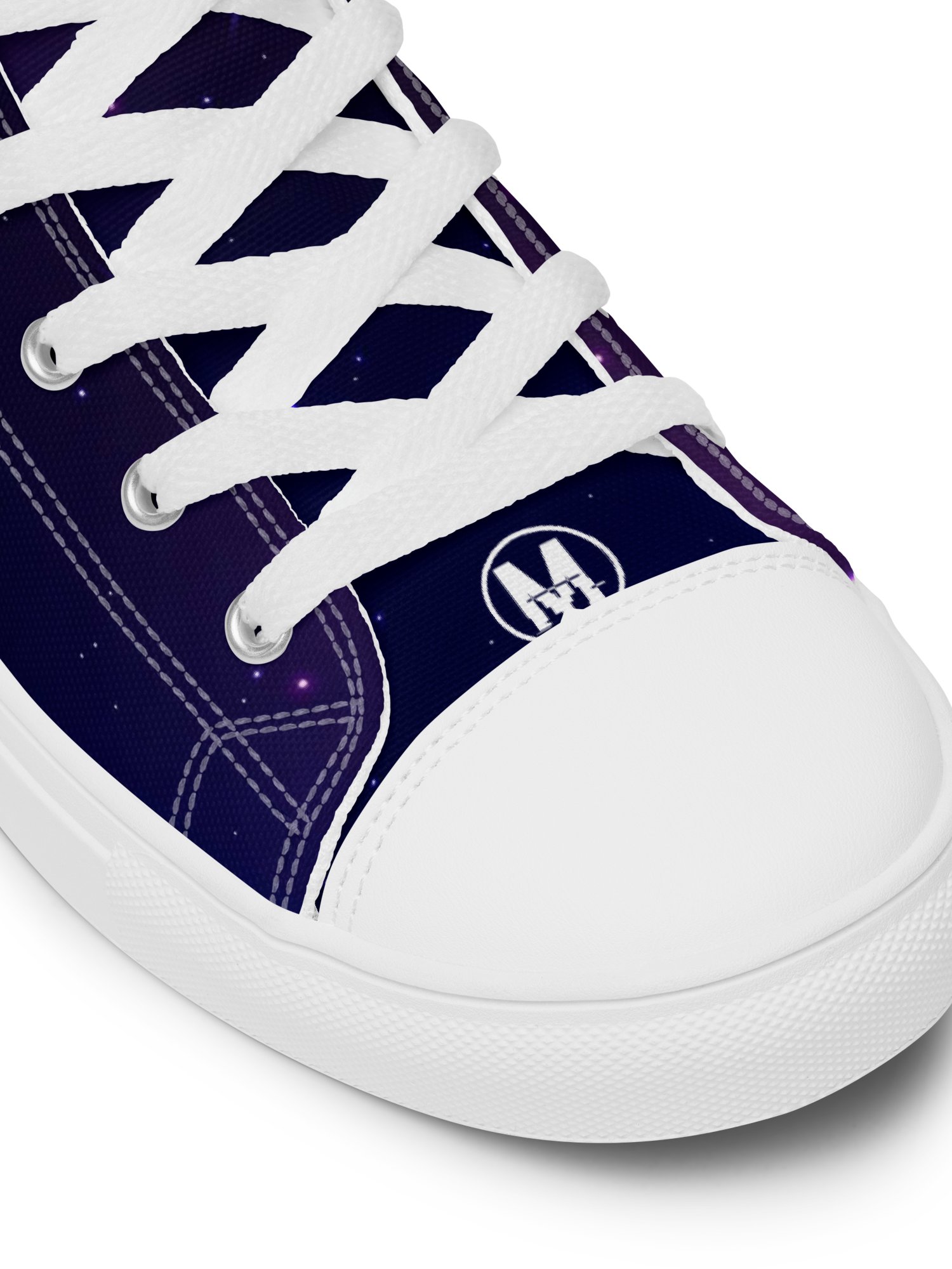 Grape Galaxy Quest - Women's High Tops | #MadeByMELO product image (4)