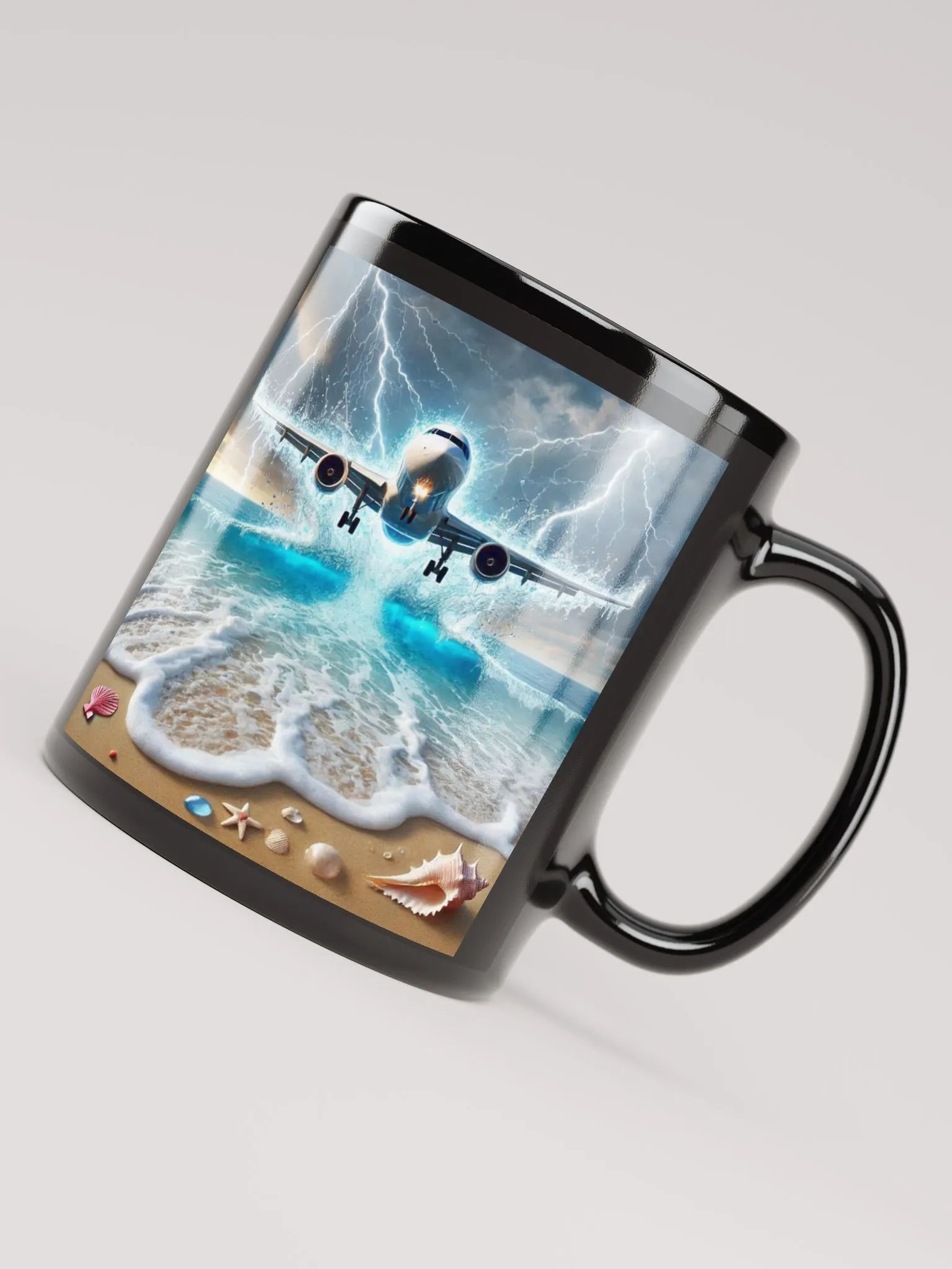 Surreal Splash Black Mug product image (8)