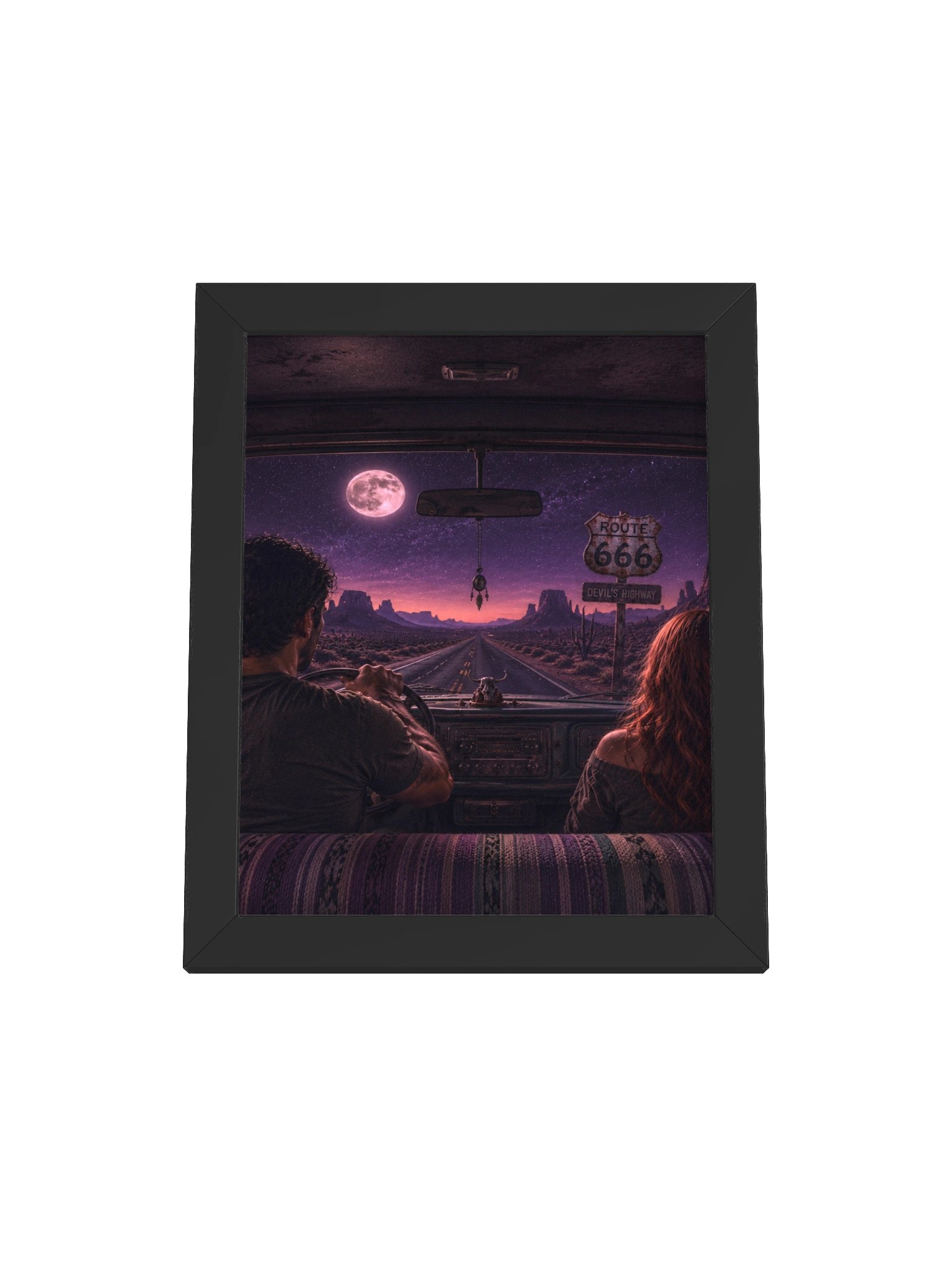 ROUTE 666 FRAMED PRINT product image (1)