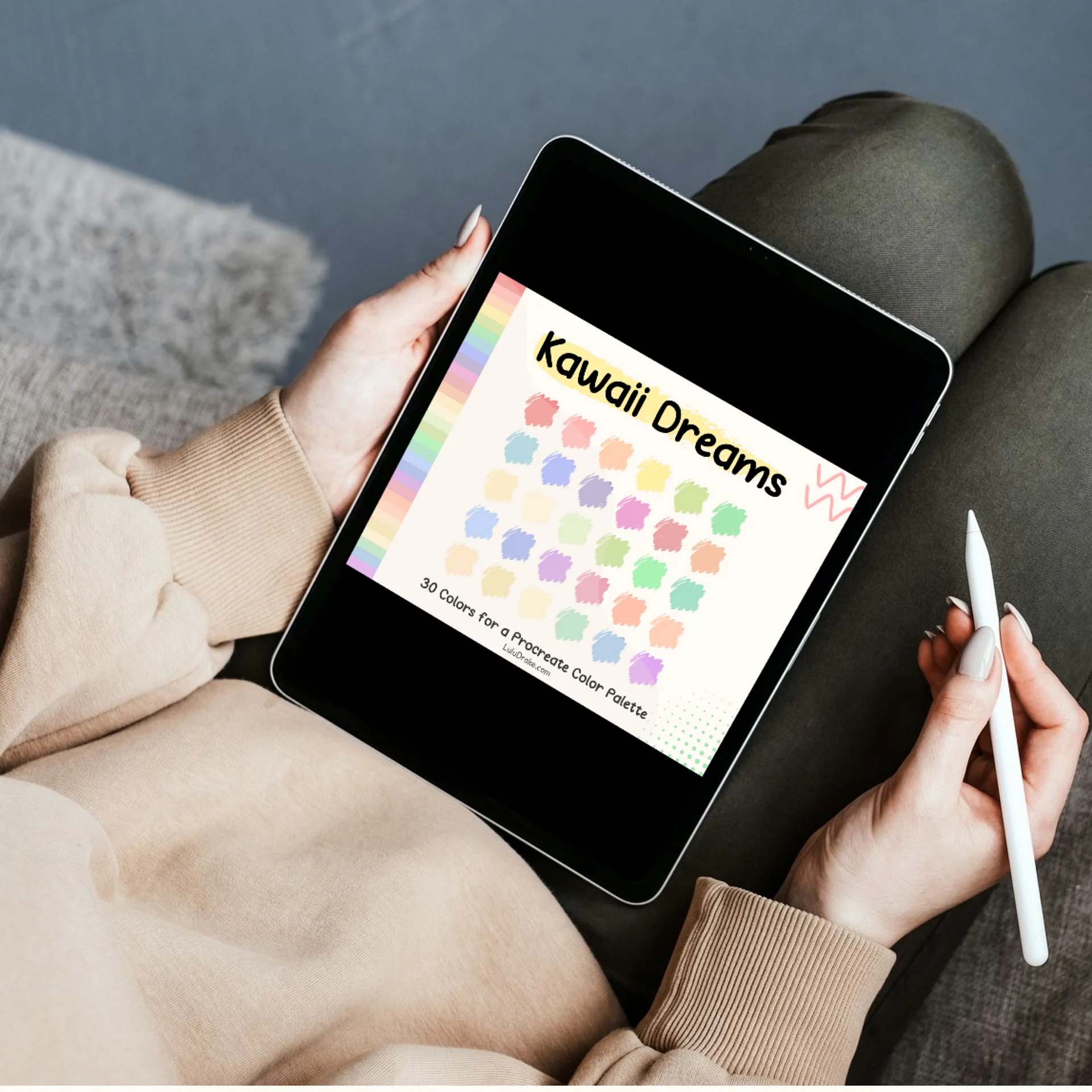 Kawaii Dreams Procreate Color Palette with HEX Codes ★ DIGITAL ★ product image (3)