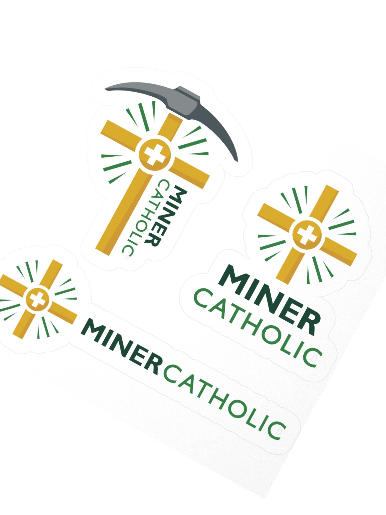 Miner Catholic Sticker Set product image (5)