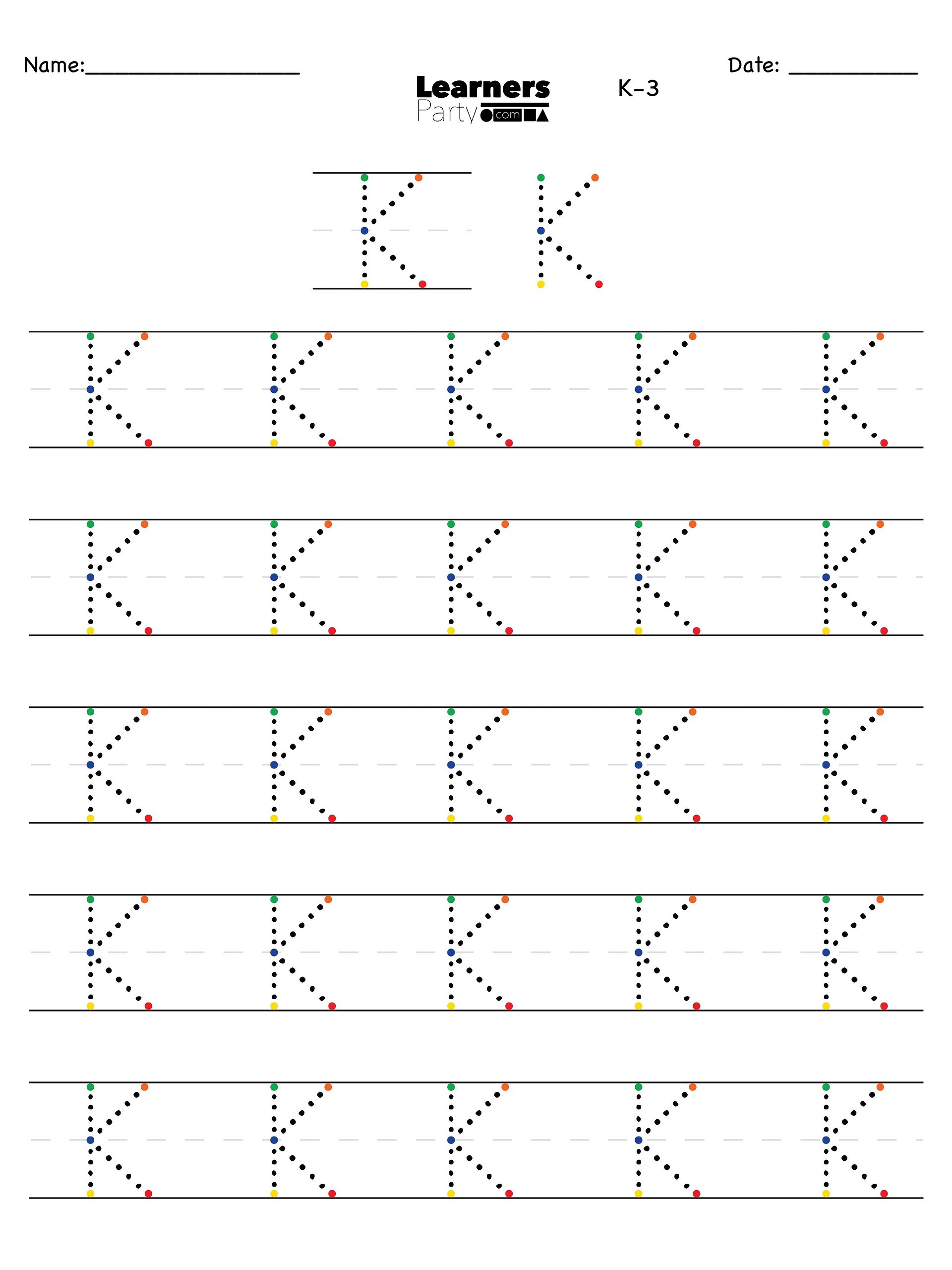 K/k - New Digital Product Progressive Letter Builder product image (1)