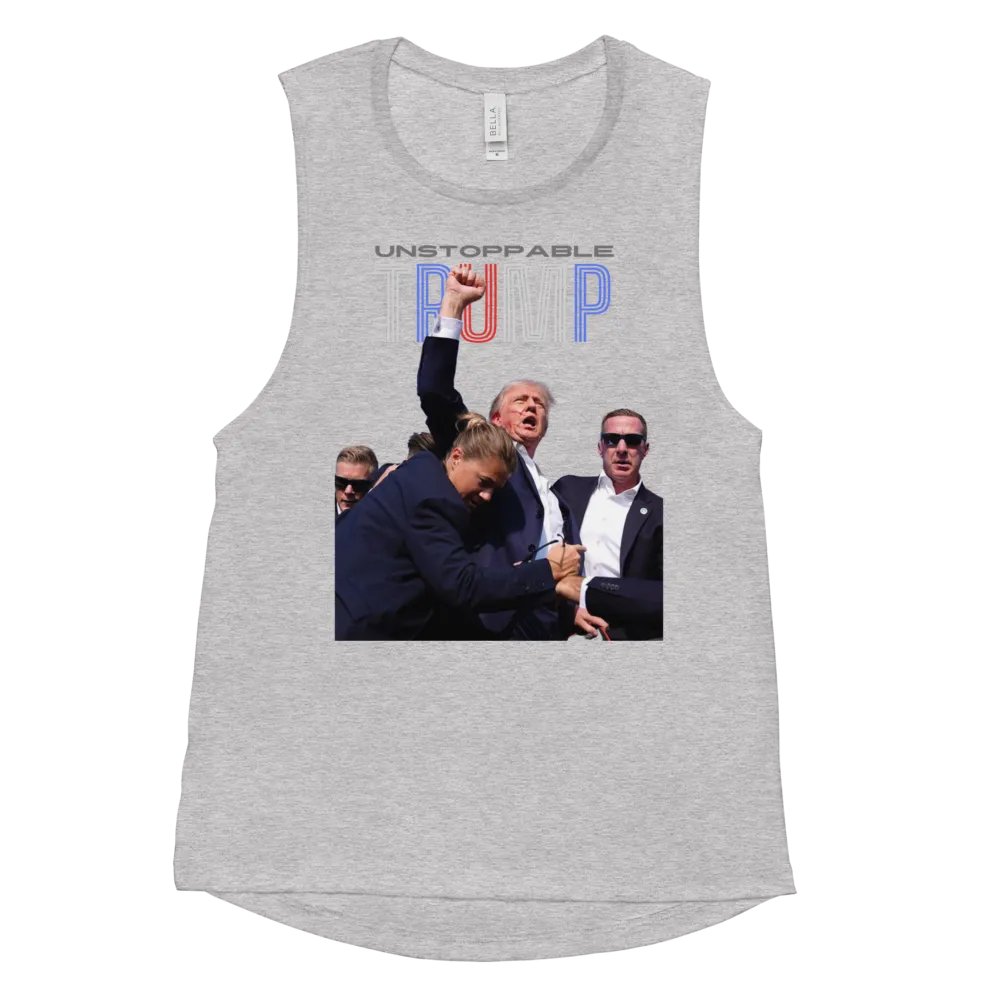 Unstoppable Trump: Fist Pumping Freedom Tank product image (58)