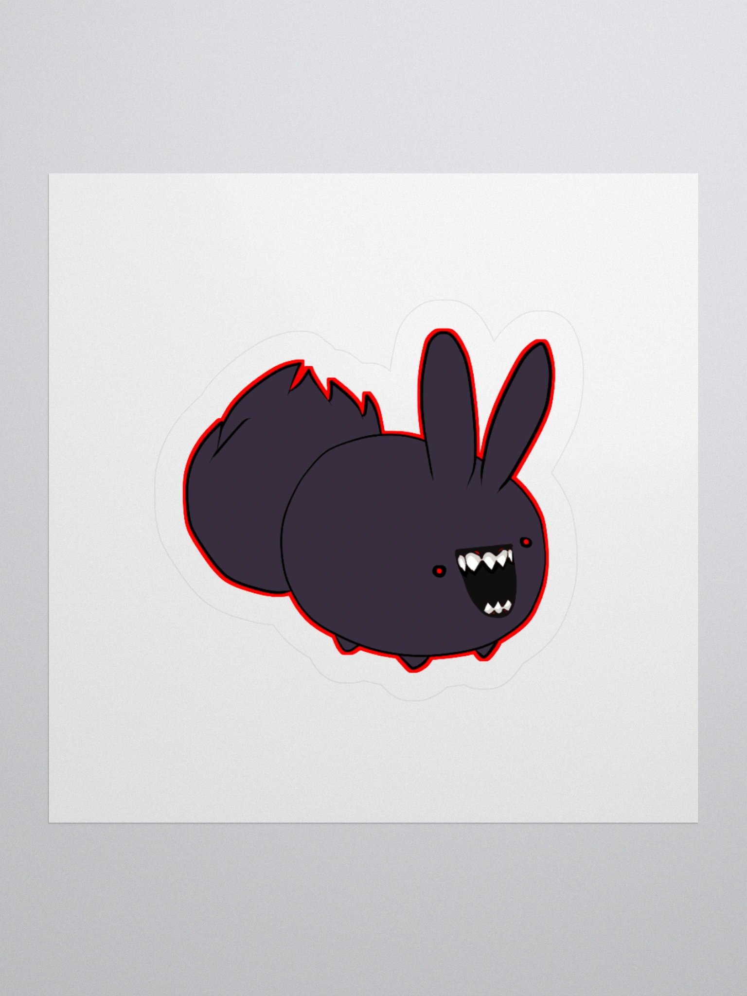 Gremlin bunny sticker product image (2)