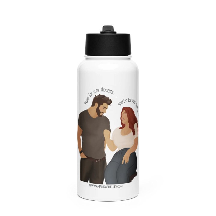 Penny For Your Thoughts Stainless Steel Bottle product image (1)