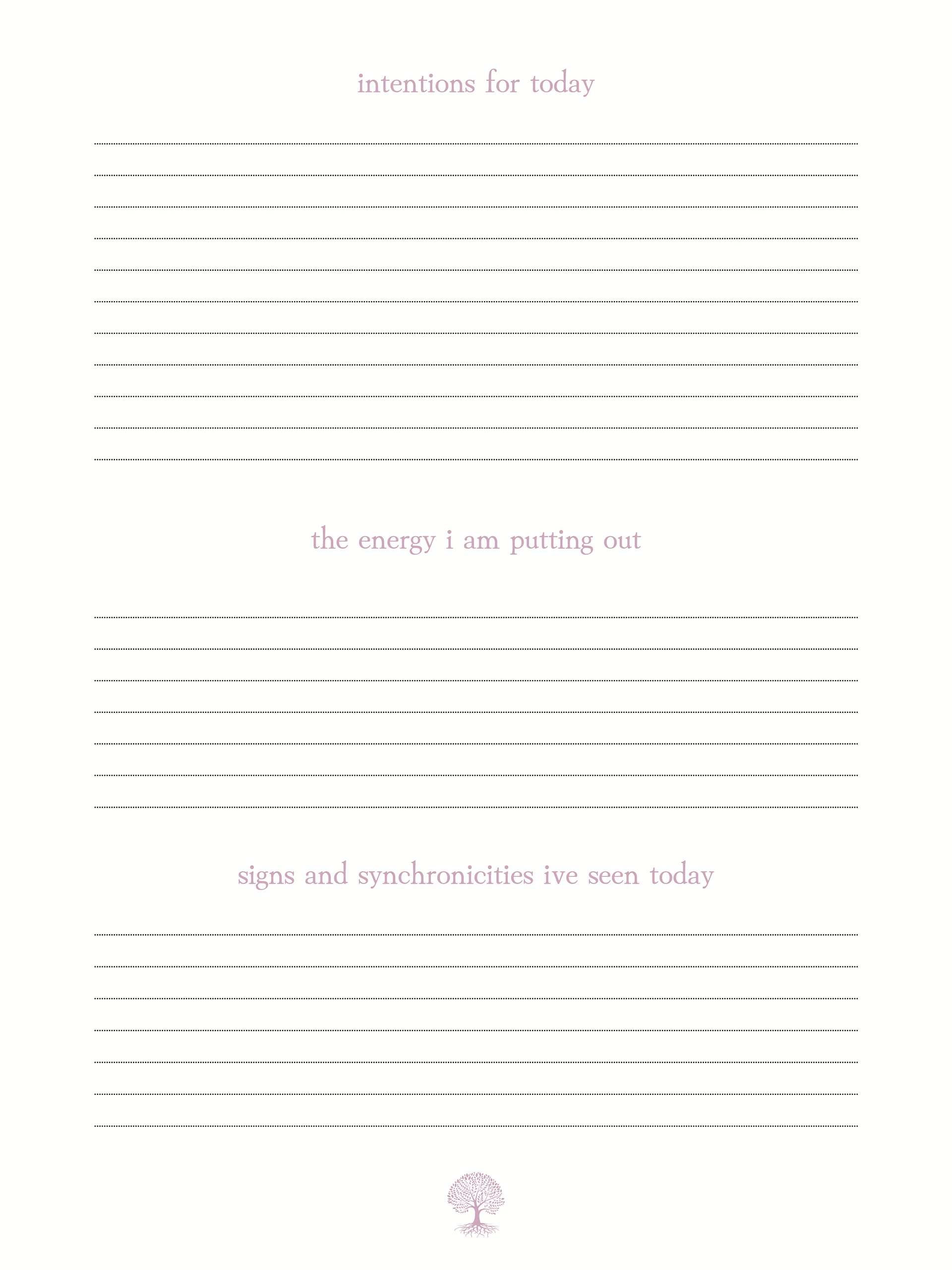 Your Daily Dose Manifestation Journal | Daily Self-Reflection Printable product image (2)