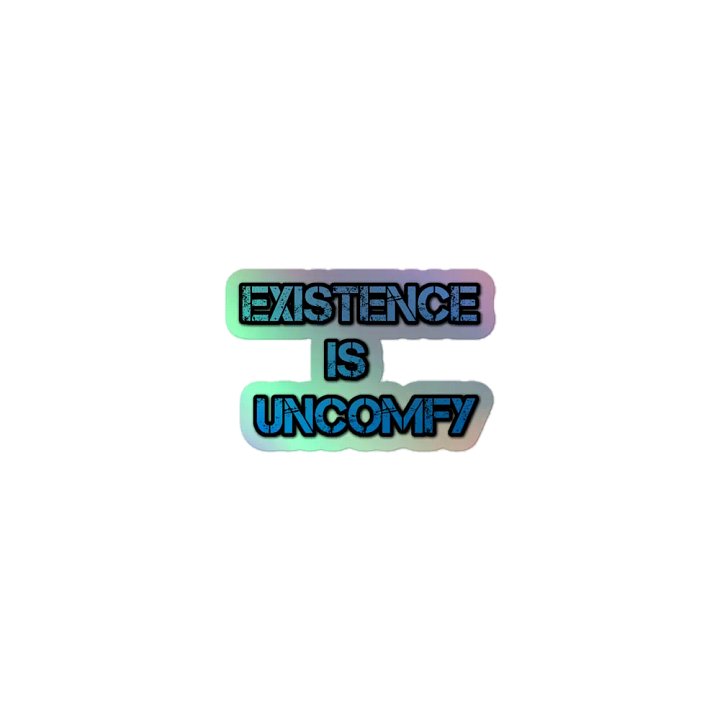 Uncomfy Sticker product image (1)