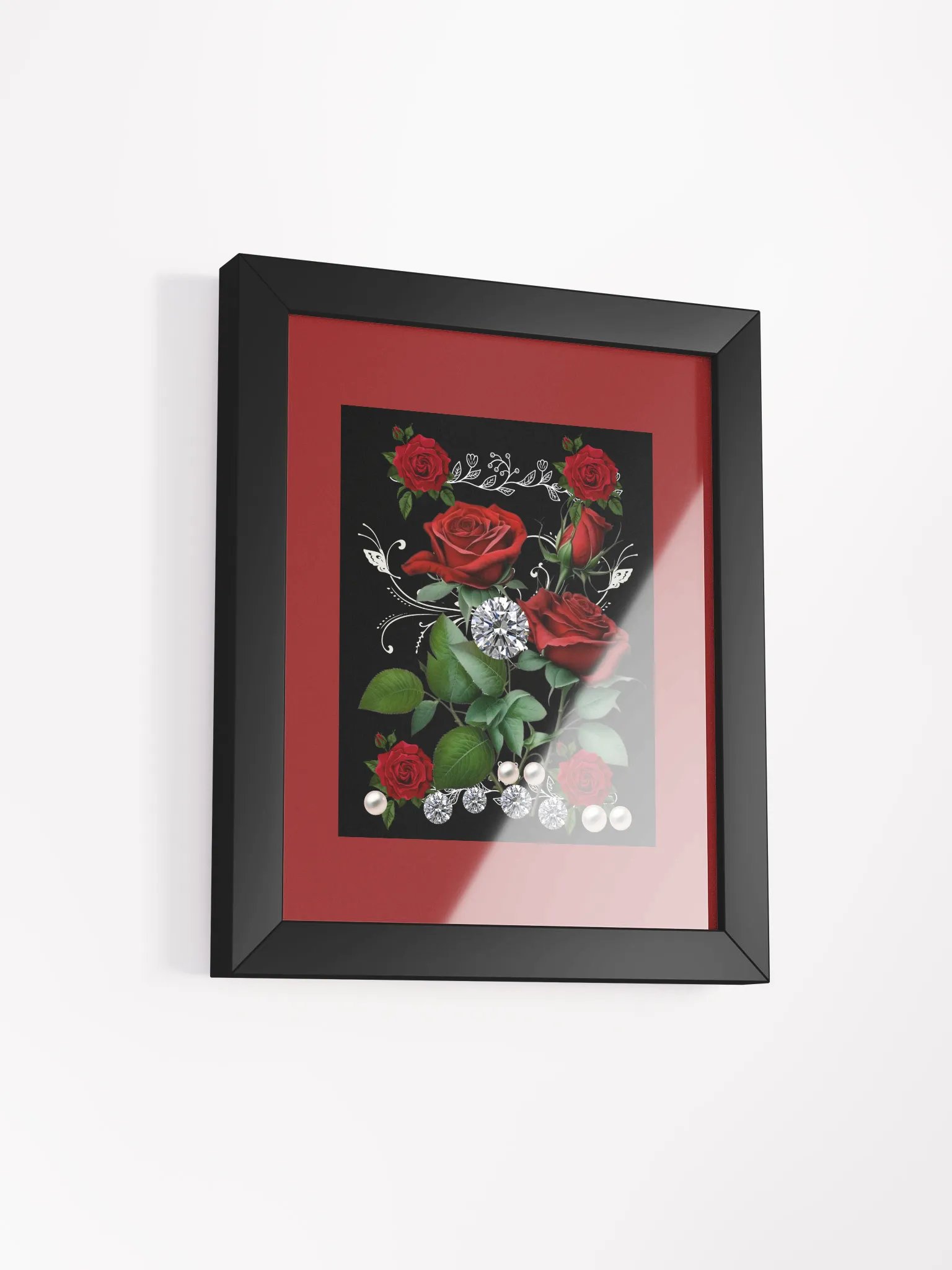 Ethereal Rose Garden Framed Poster product image (2)