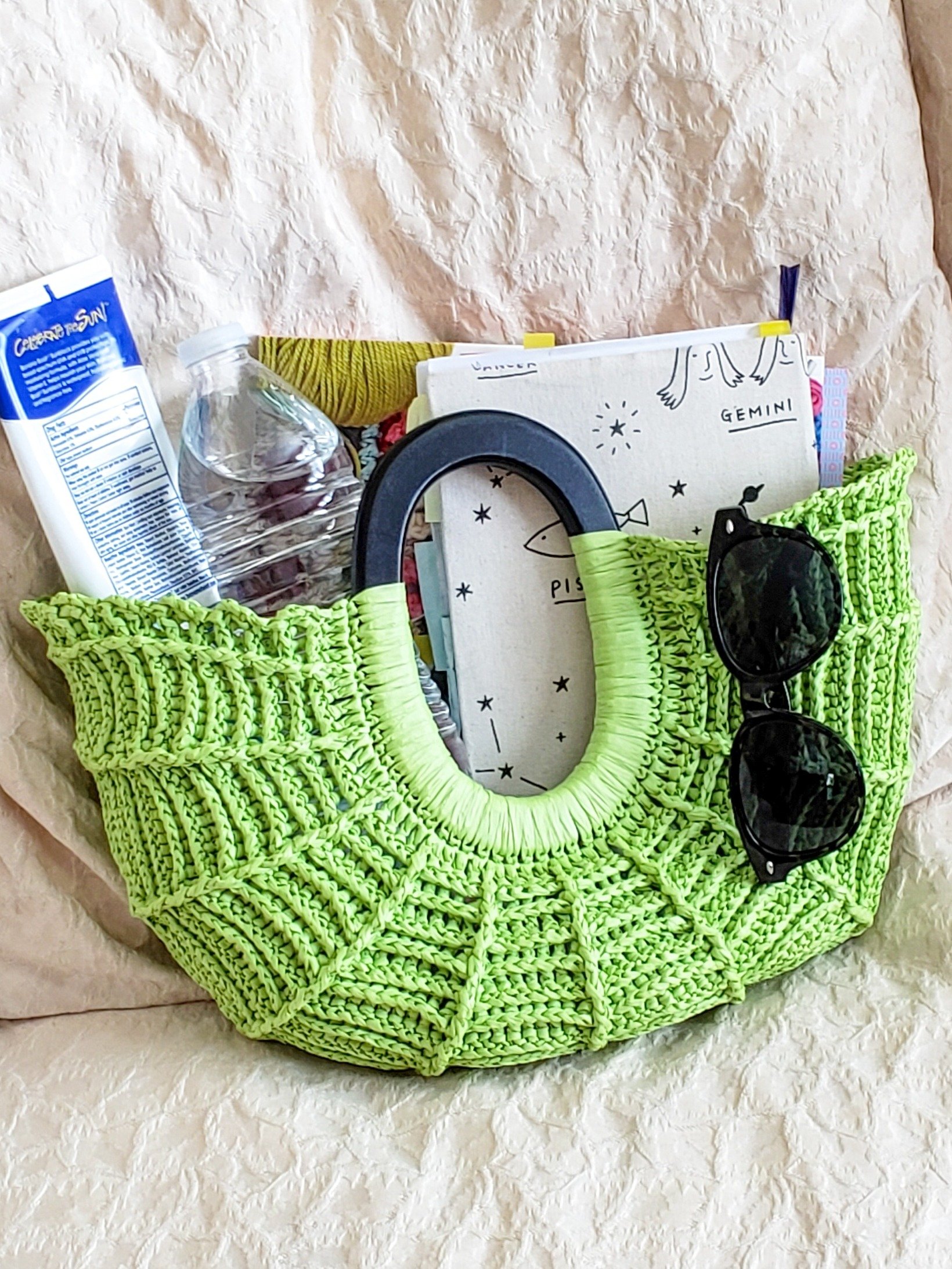 Shell Raffia Tote Crochet Pattern product image (10)