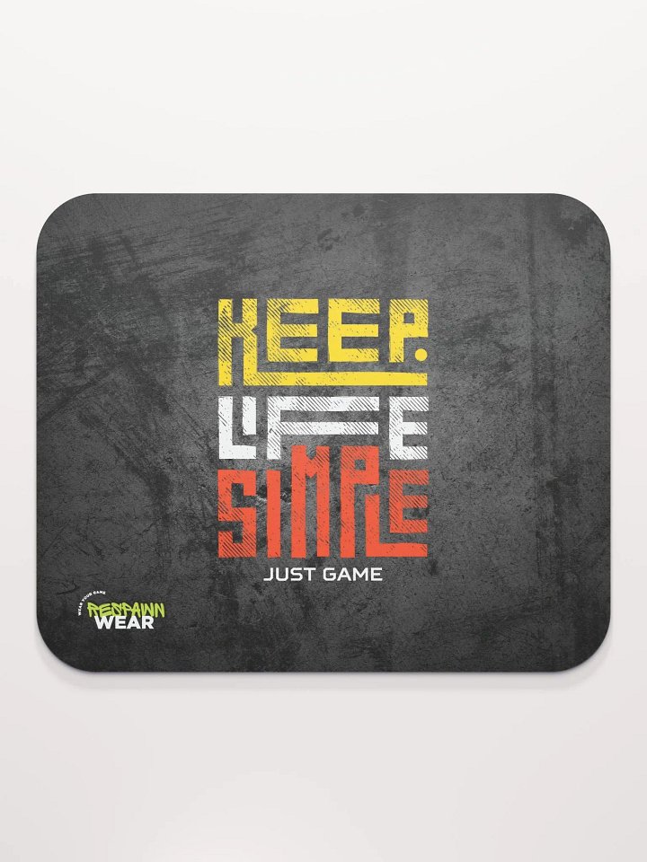 Keep Life Simple Mouse Pad product image (2)