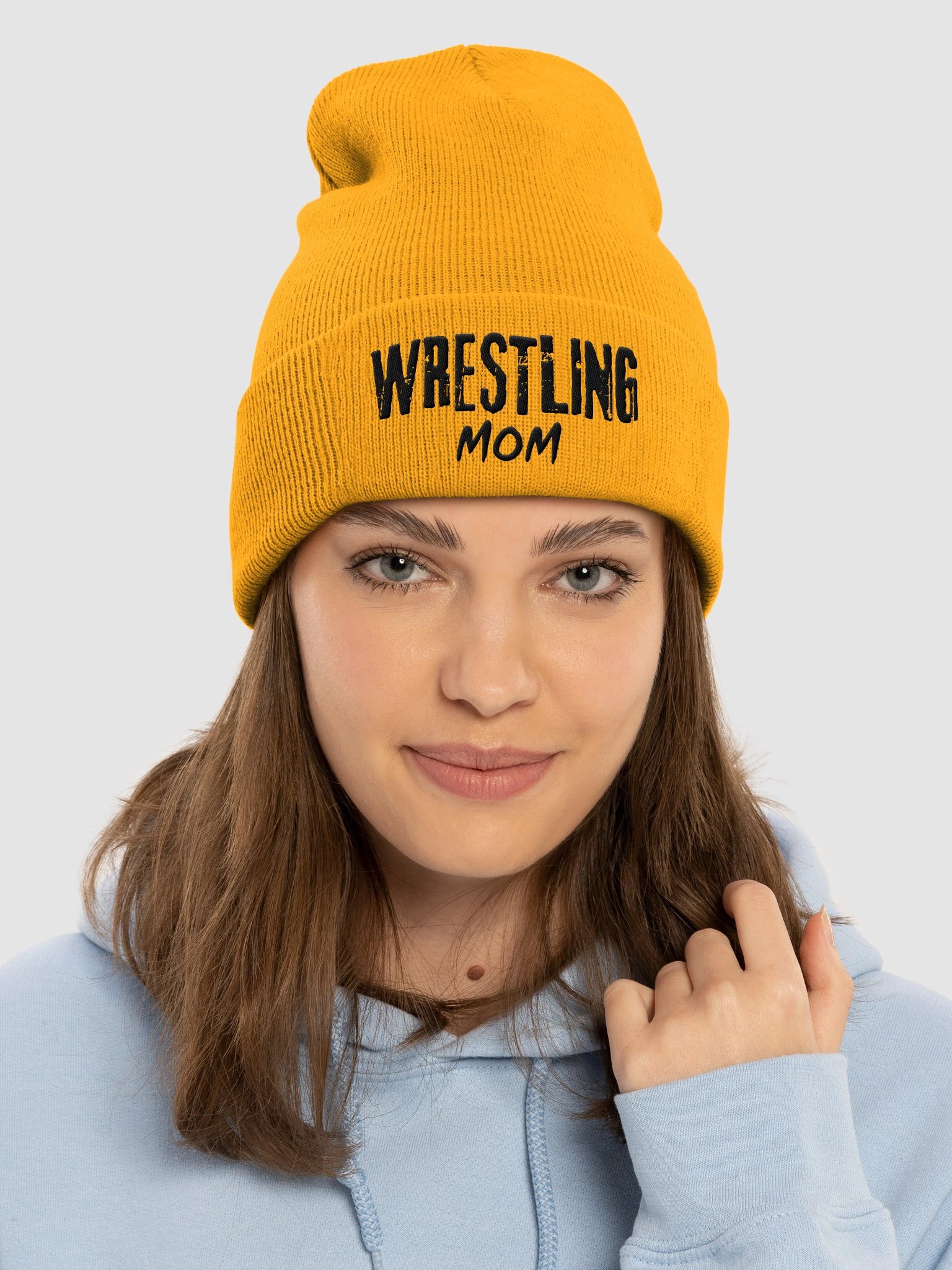 Sleek WRESTLING MOM Cuffed Beanie product image (33)