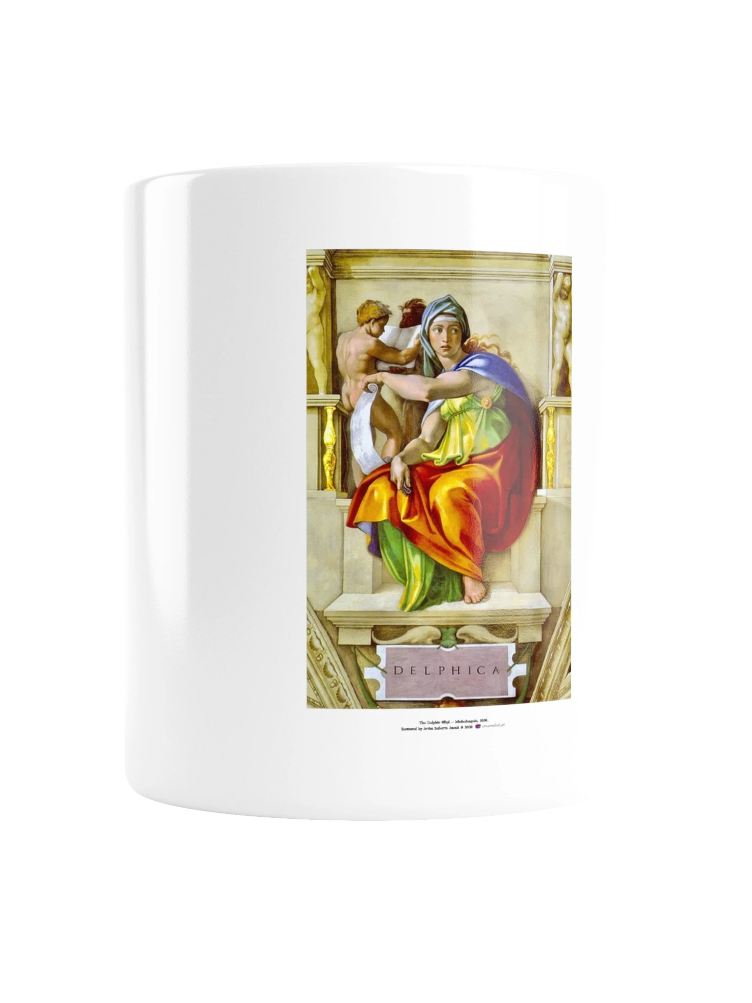 The Delphic Sibyl — White Mug product image (2)