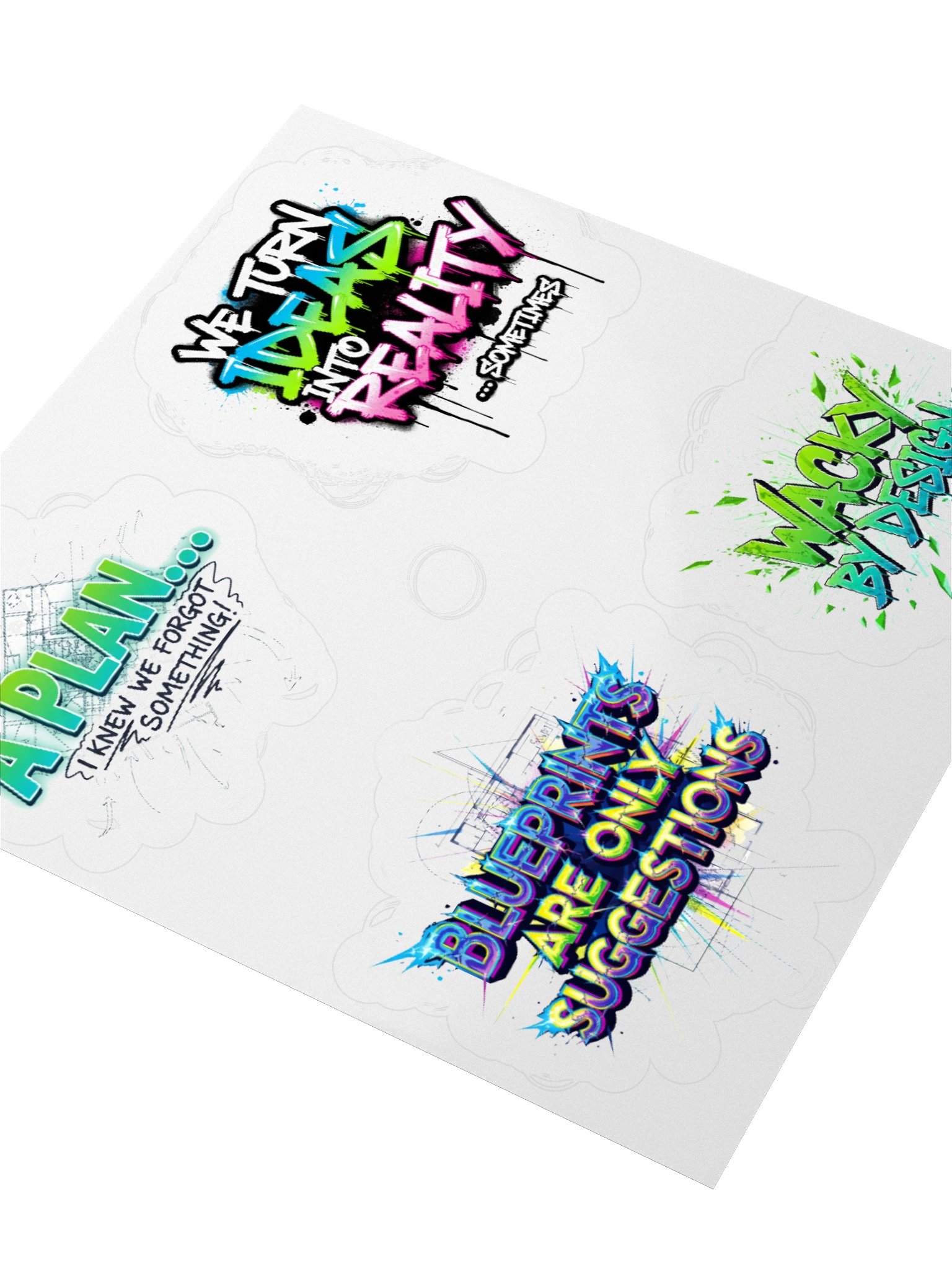 Wacky Wisdom Sticker Set product image (8)