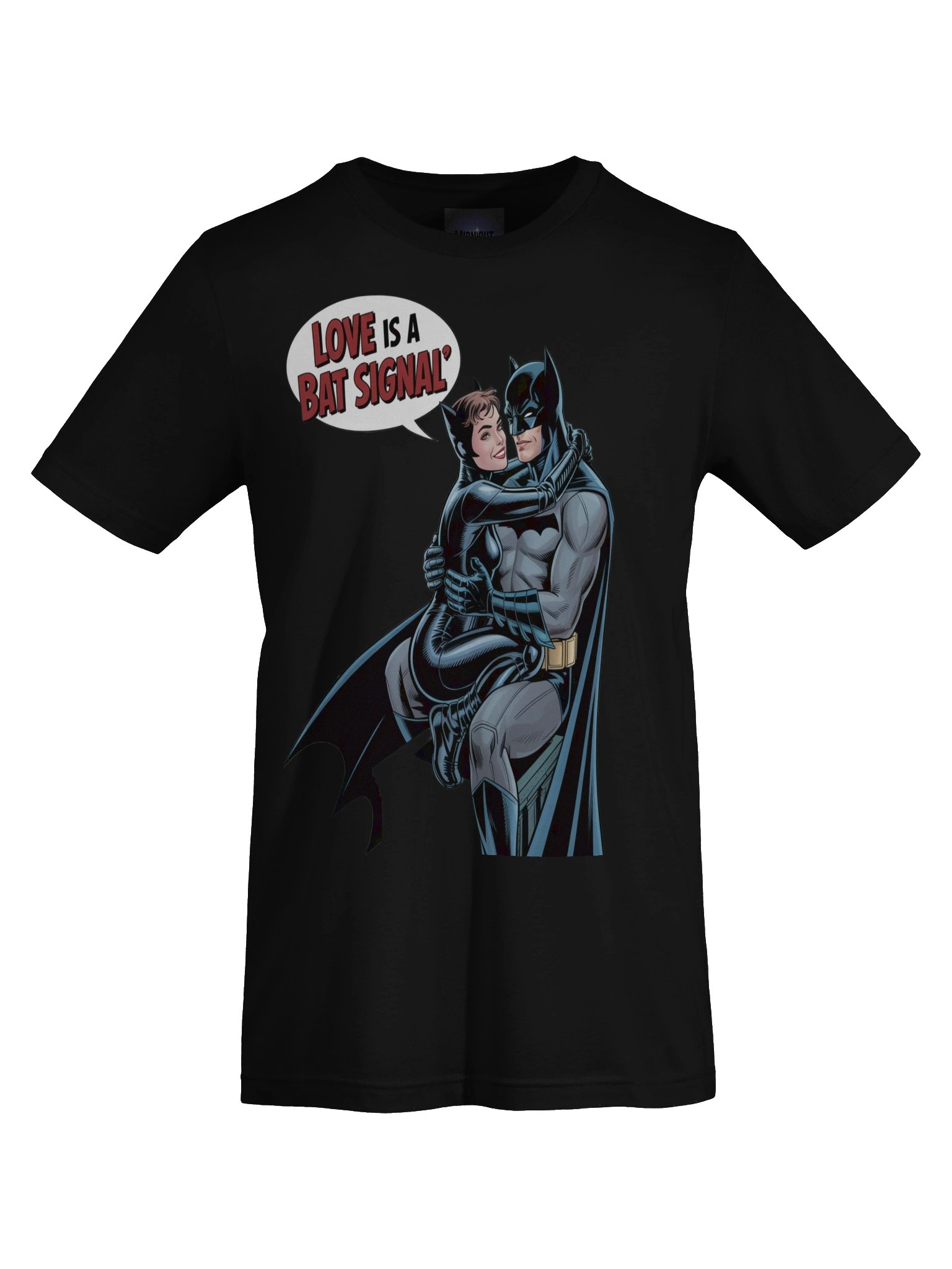 Bat Signal Bliss: Batman & Catwoman Love is a Bat Signal T-Shirt product image (1)