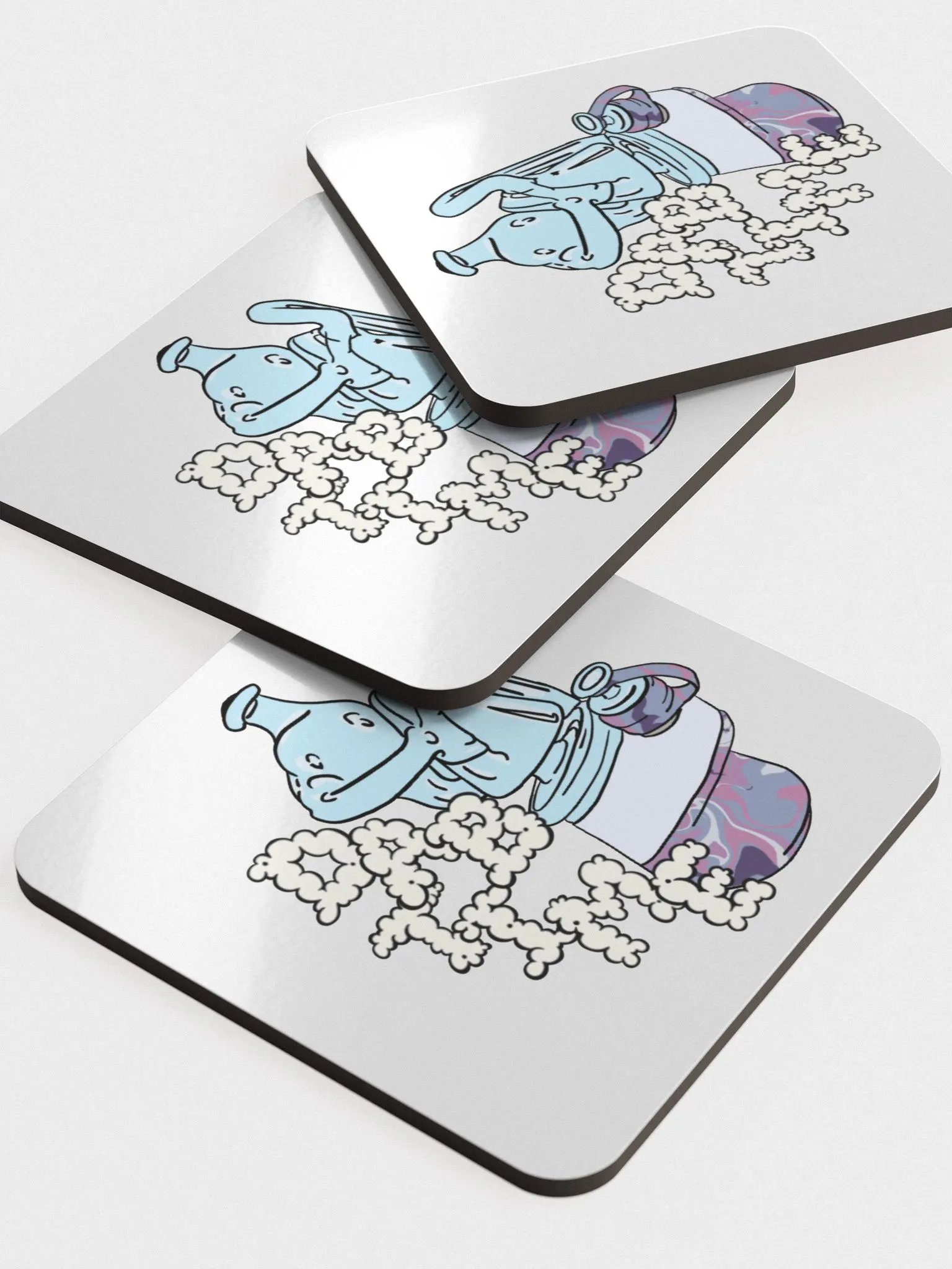 Dab Time Lucid Lightning Puffco Peak Single Dab Coaster product image (5)