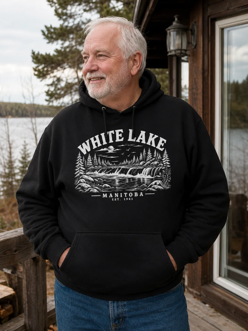 White Lake Manitoba Hoodie product image (1)