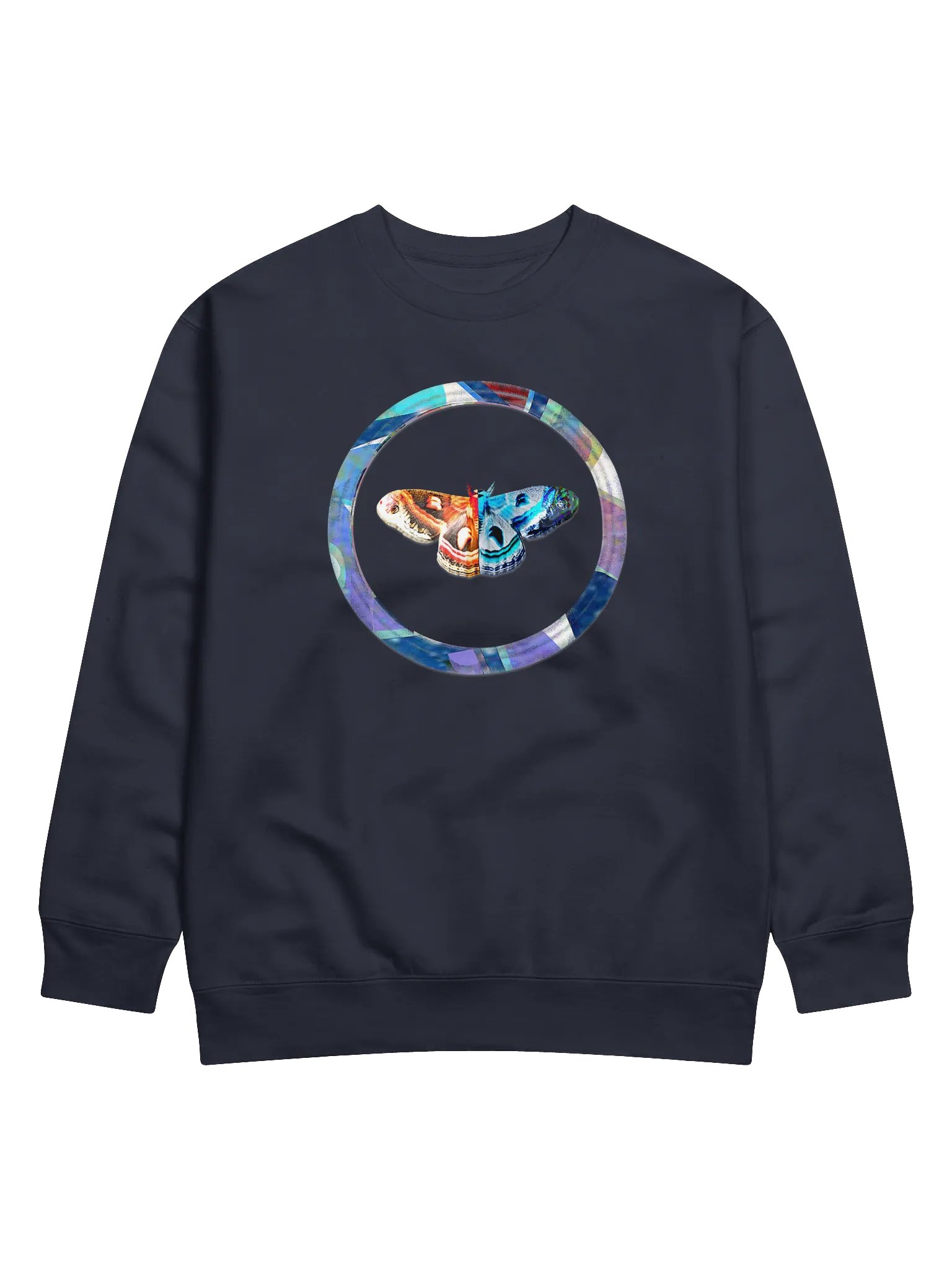 Moth Cotton Heritage Premium Sweatshirt (Front Patch) product image (1)