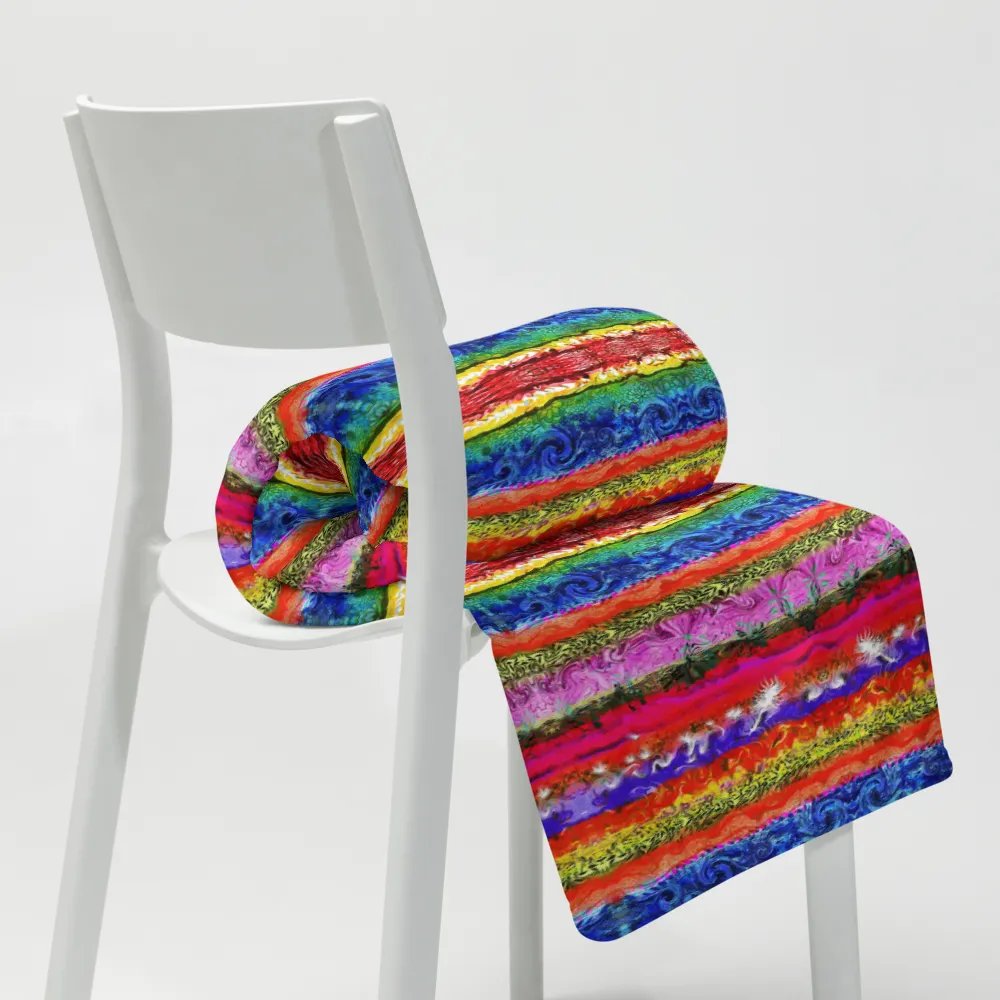 Boho colorful Stripes - Throw Blanket product image (5)