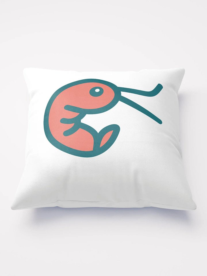 Shrimp on a throw pillow product image (1)