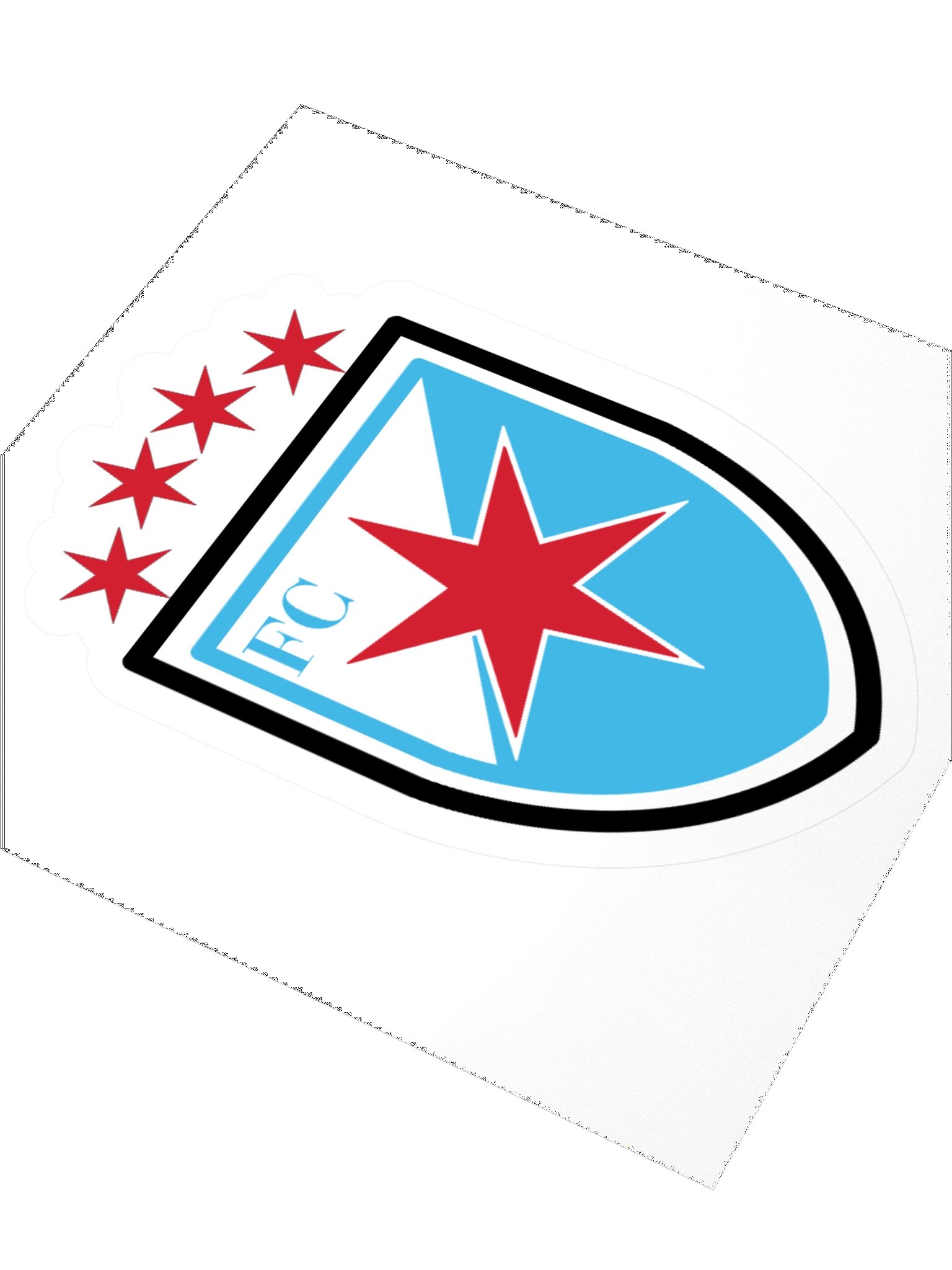 Red Stars Chiberia Crest sticker product image (3)