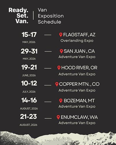 Come see us this summer! Here's our 2026 tour schedule. Stop by and say hello!

We are super excited about being able to inte...