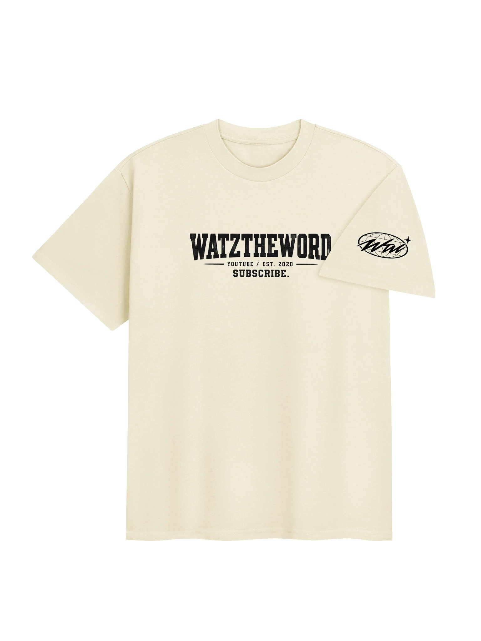 'WATZTHEWORD EST.' Heavy Tee product image (4)