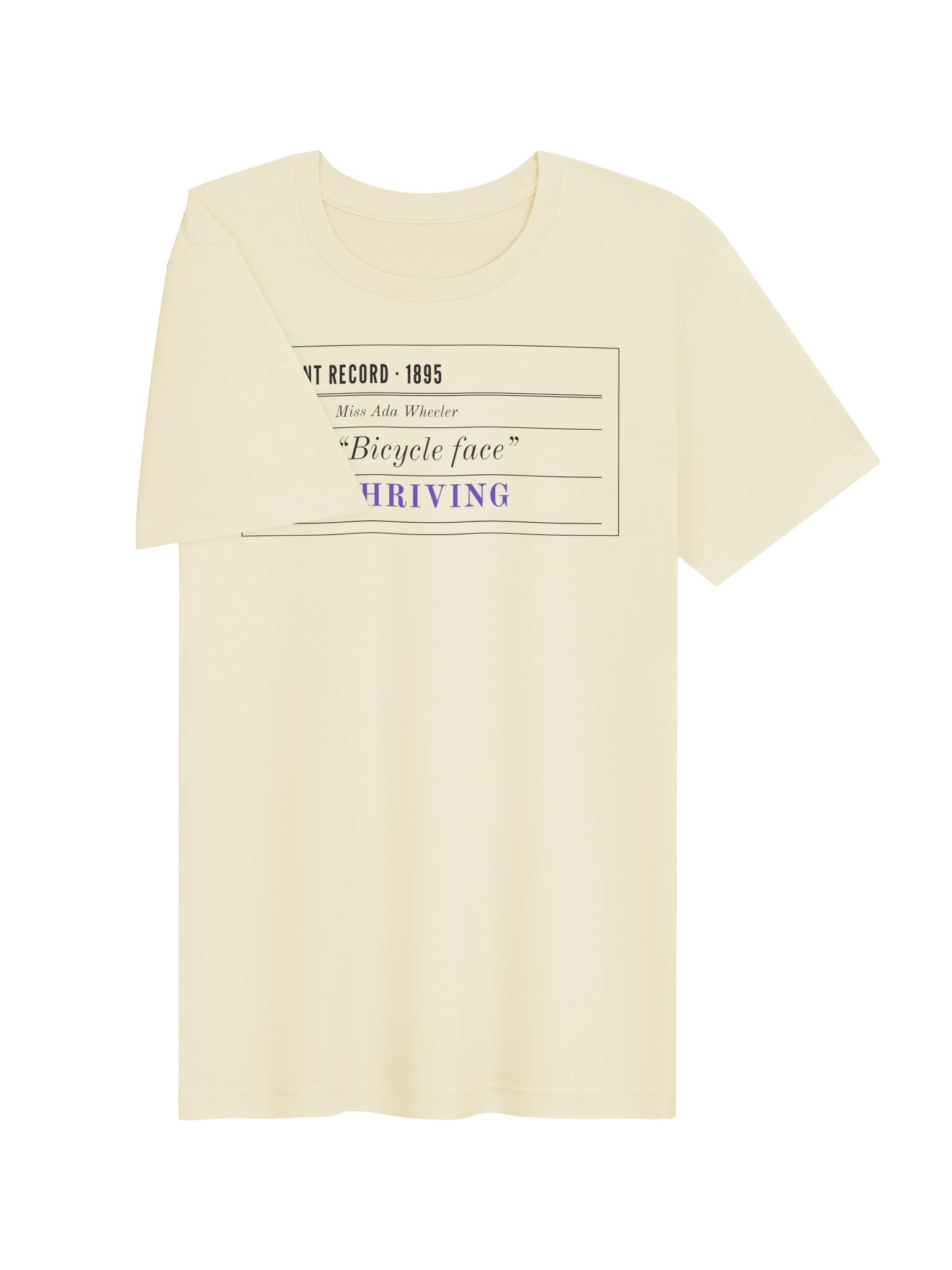 Patient Record Tee (Natural) product image (3)