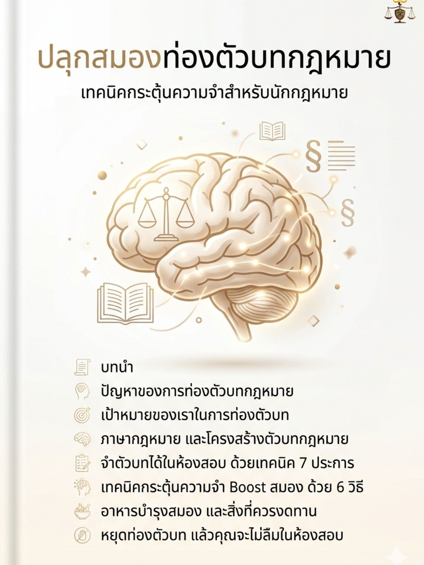 ปลุกสมองท่องตัวบทกฎหมาย (ทุกสนามสอบ) product image (2)