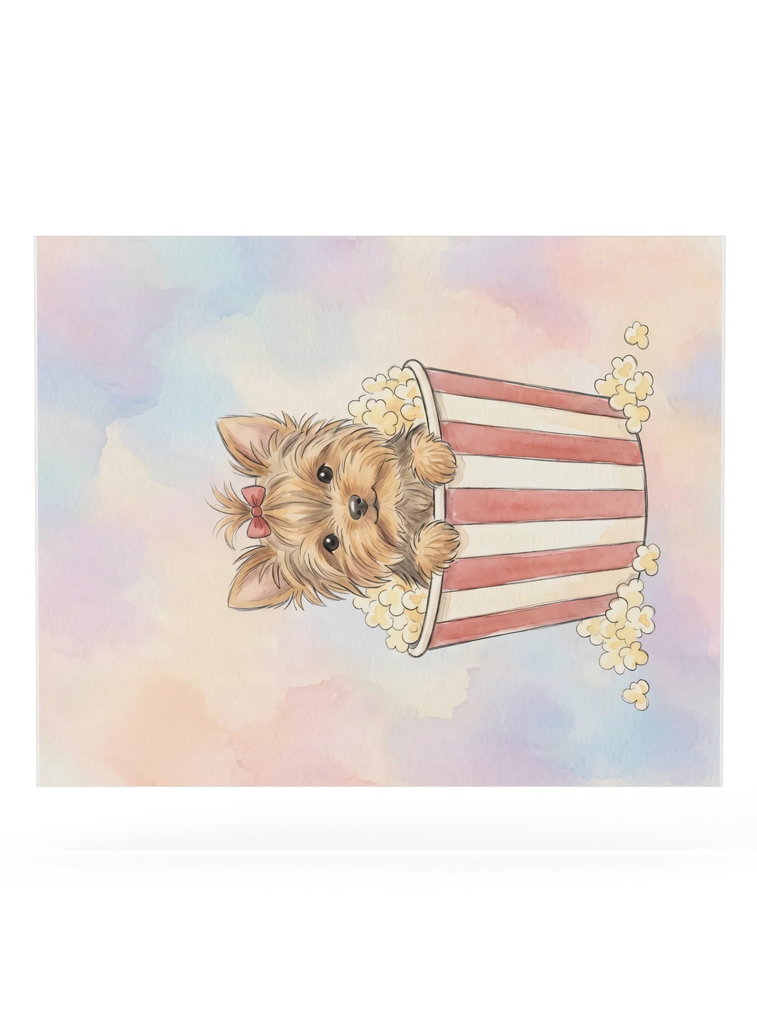 Movie Night Yorkie Poster product image (20)