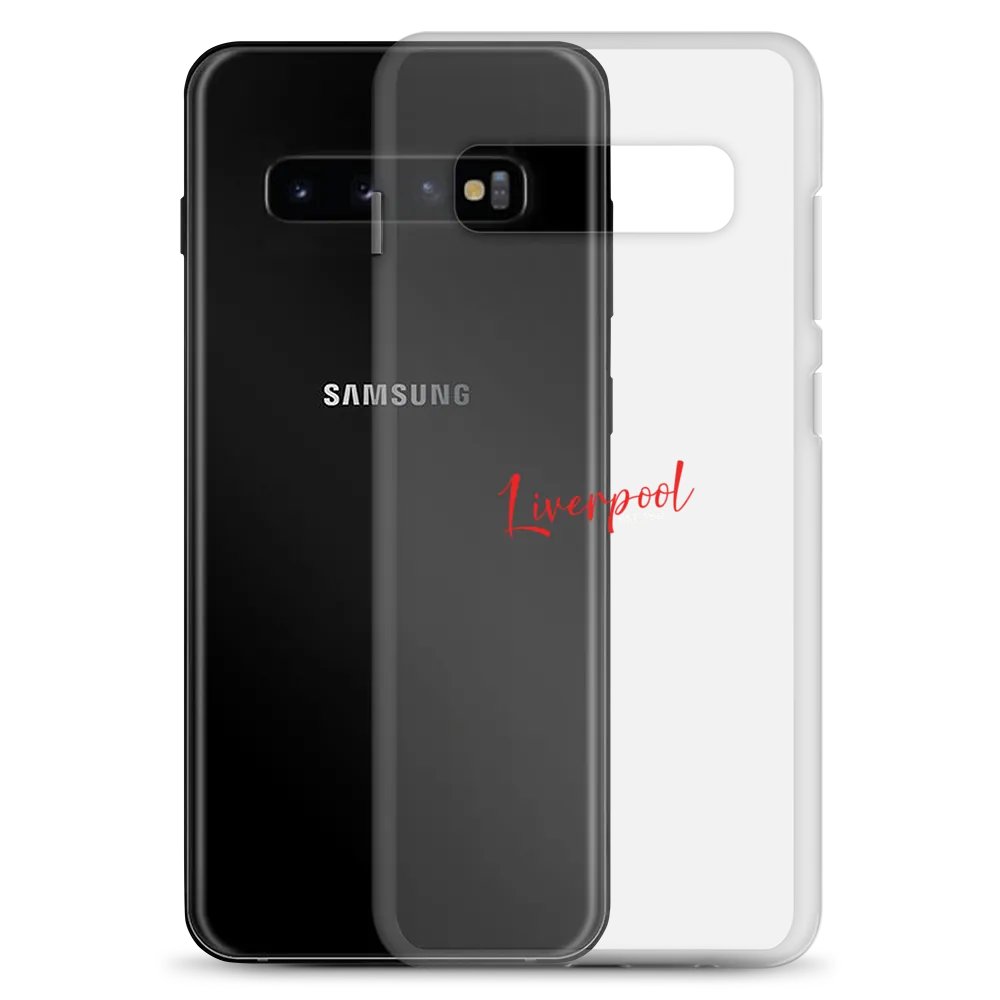 Liverpool Red Cursive Clear Samsung® Case product image (20)