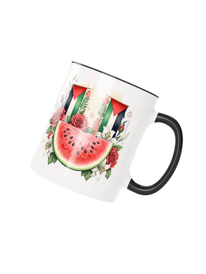 Palestinian Flag Floral Coffee Cup product image (2)