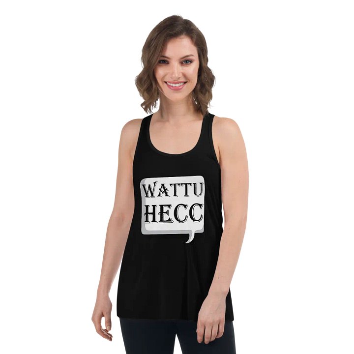wattuhecc Bella+Canvas Women's Flowy Racerback Tank product image (1)