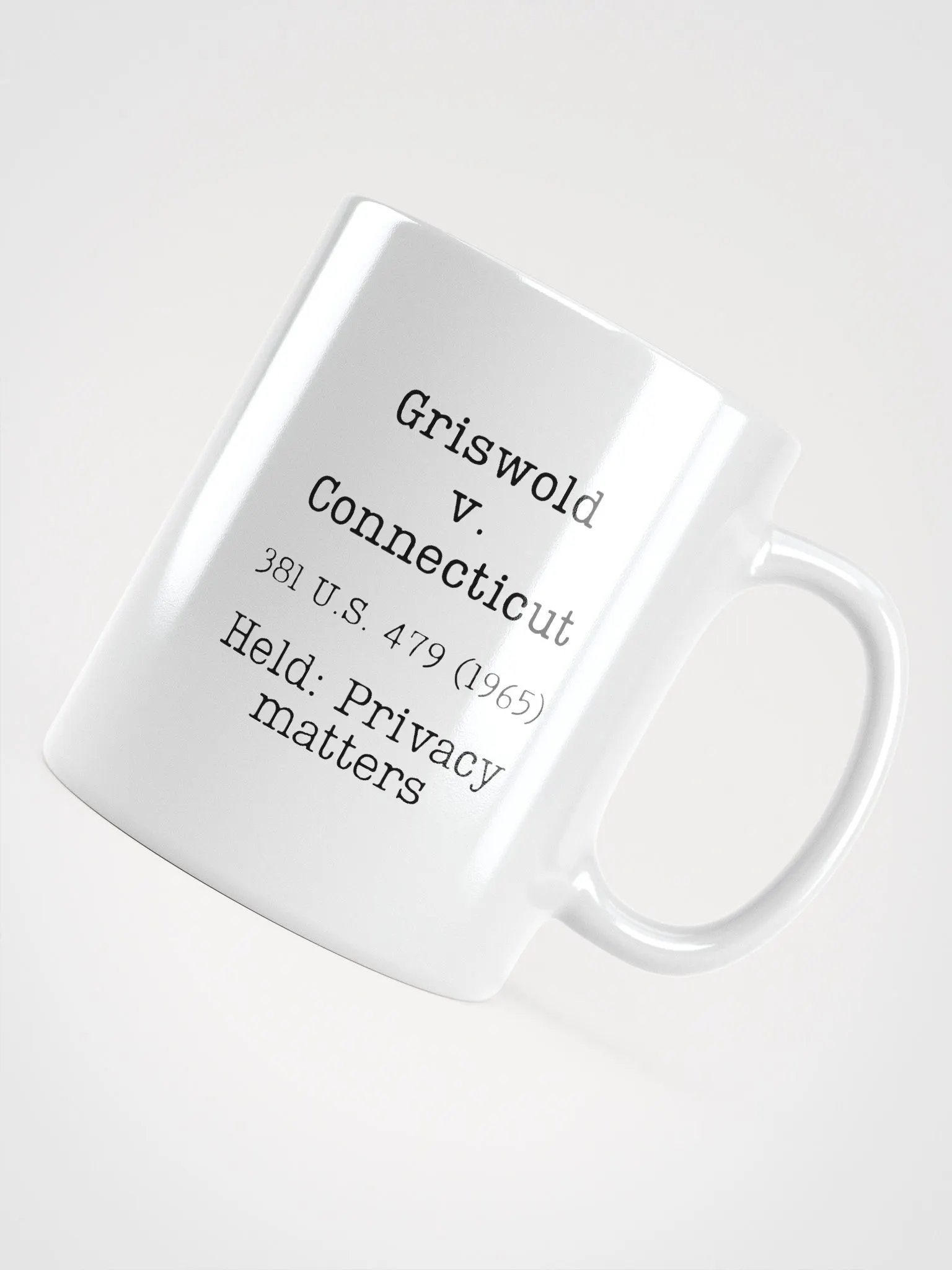 Griswold v. Connecticut "Privacy Matters" Mug product image (3)
