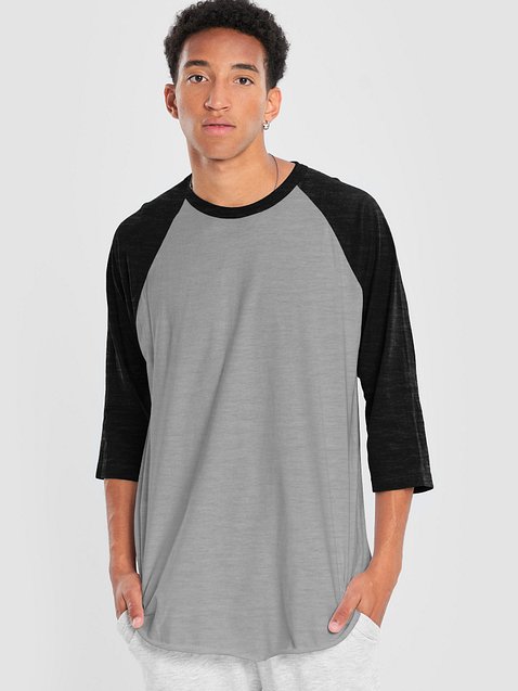 Photo showing Tultex Fine Jersey Raglan Tee