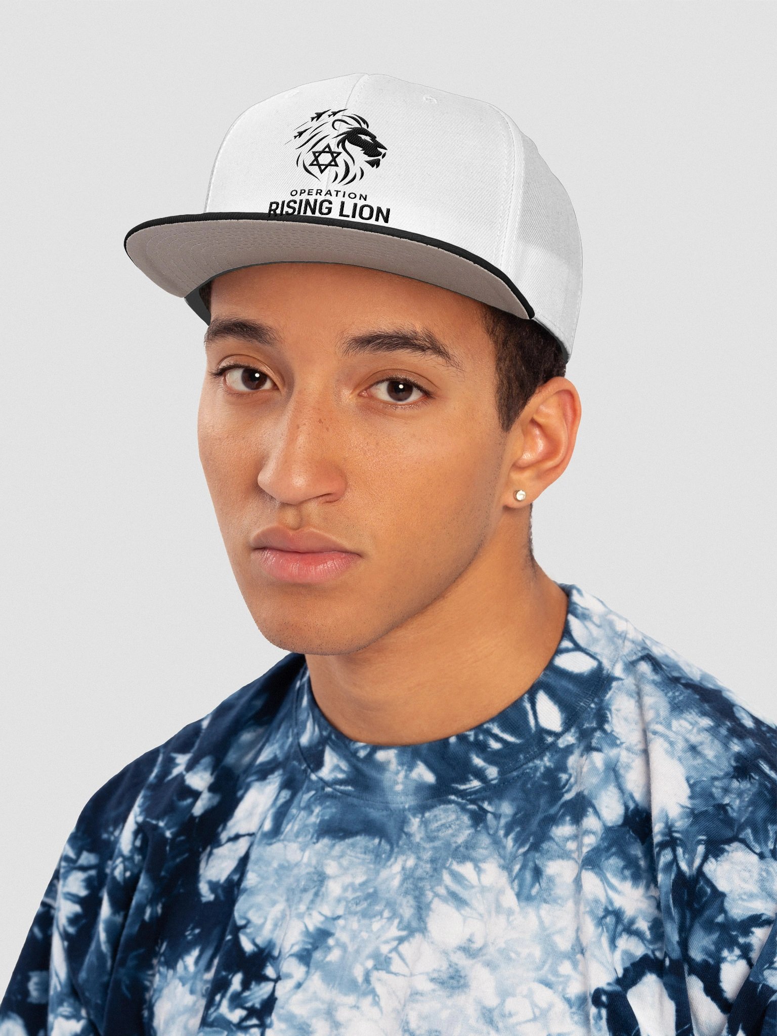 "OPERATION RISING LION" SNAPBACK CAP (BLACK EMBLEM) product image (4)
