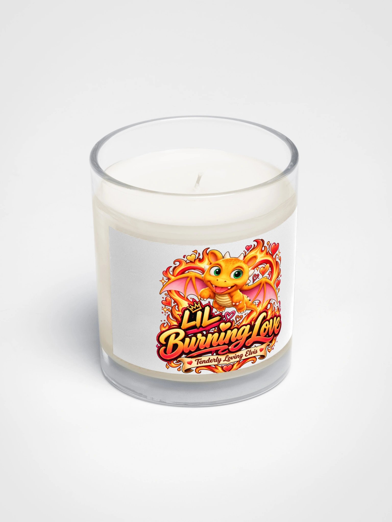 Lil Burning Love Dragon Candle product image (2)