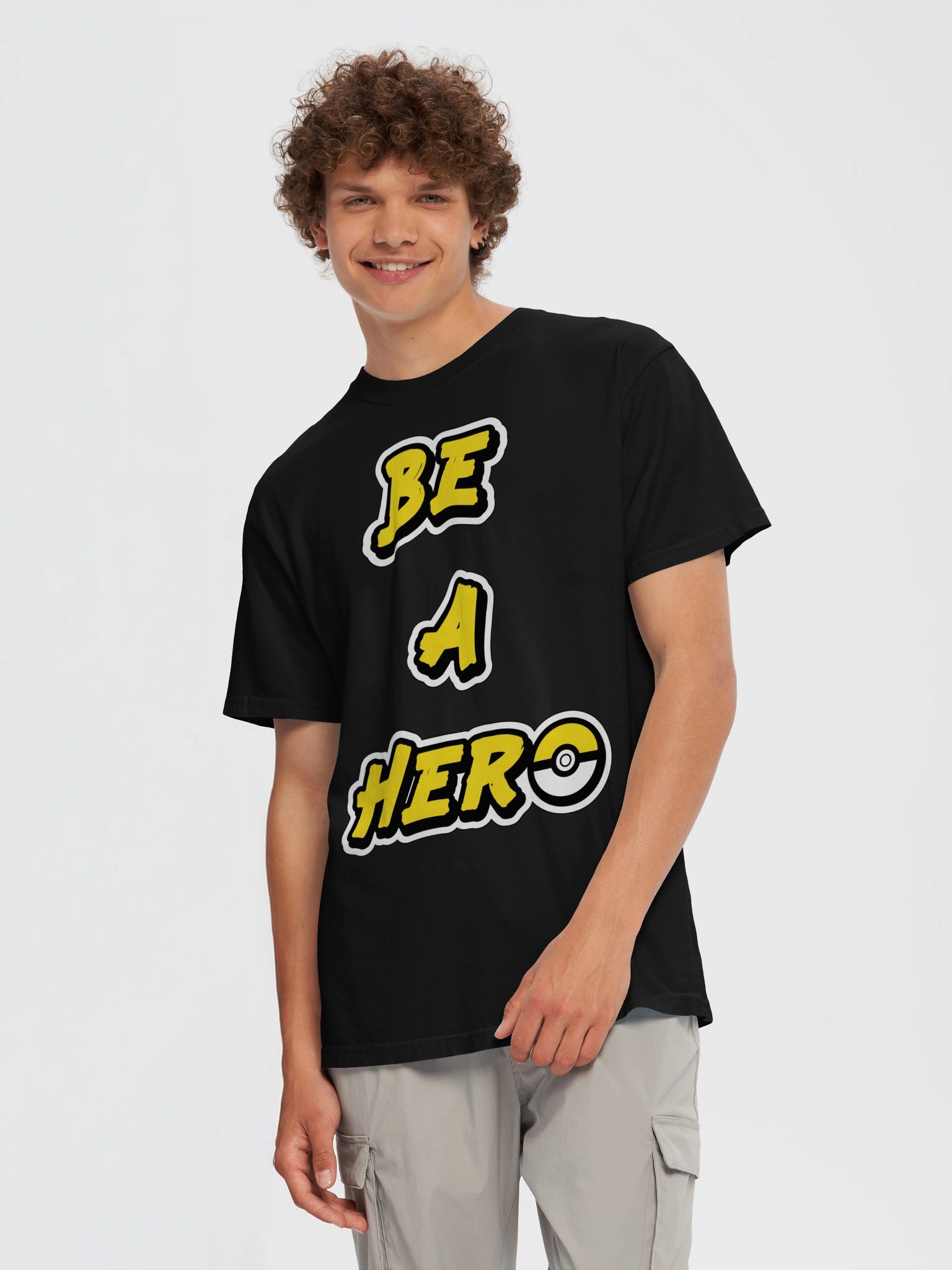 Be A Hero T Shirt (Yellow) product image (5)