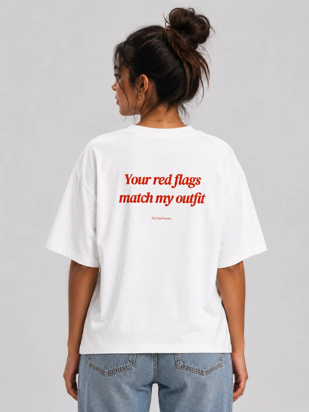 Your red flags match my outfit product image (1)