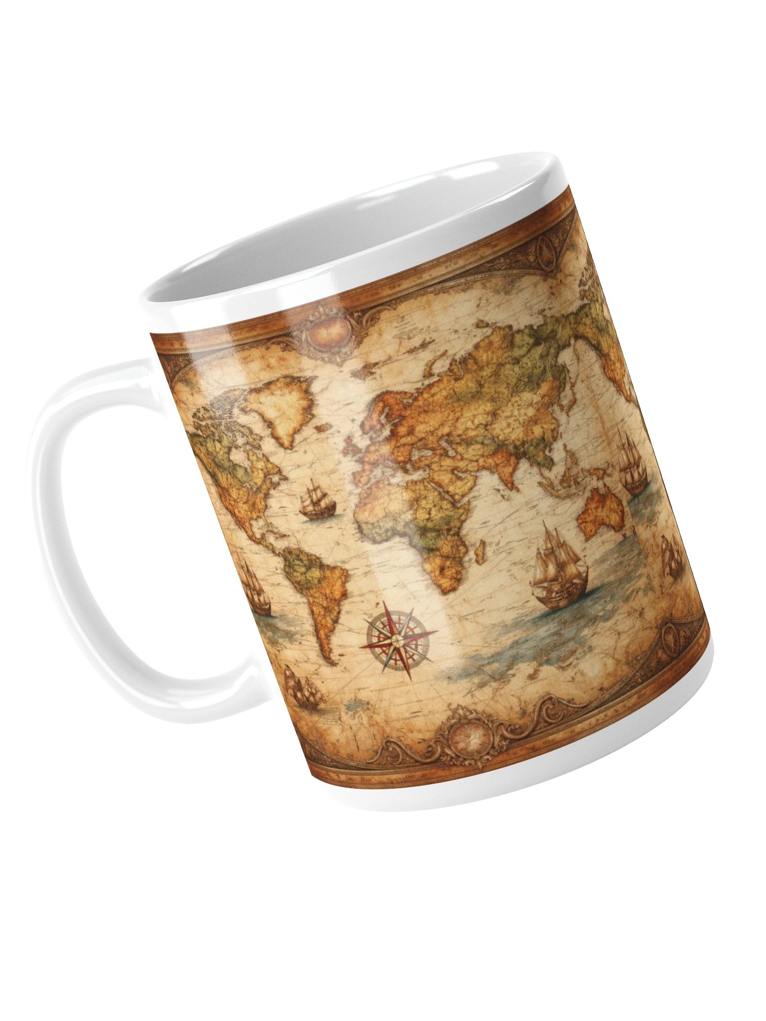 Ancient World Map Mug product image (12)