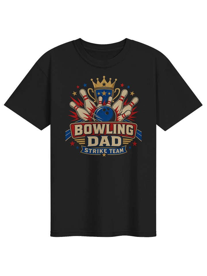 Bowling Dad T-Shirt | Bold Strike Team Retro Bowling Tee product image (1)