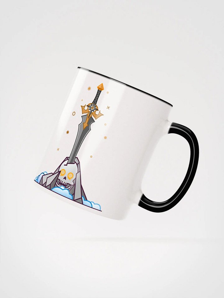 Sword in the Skull - Argent Variation - Ceramic Mug w/Color product image (2)