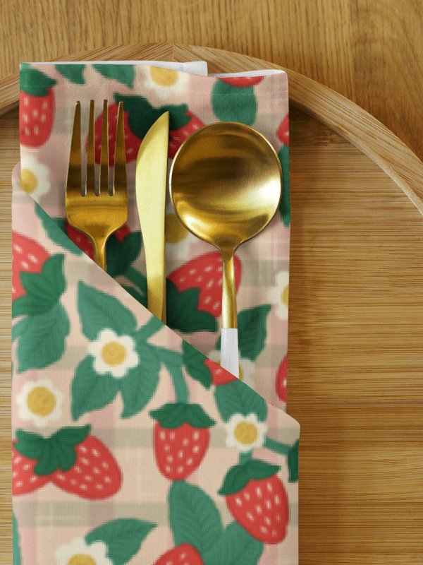 Strawberry Napkin Set (4) product image (1)