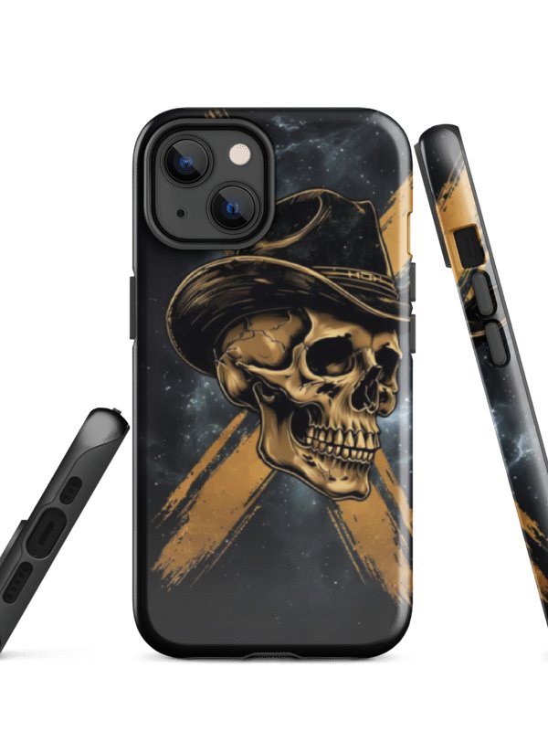 Golden Cowboy Skull Tough iPhone® Case product image (7)