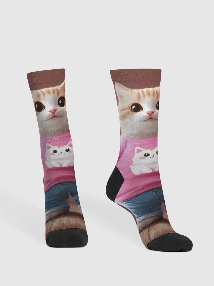 Cute Cat Sustainable Socks / pet.dance.lovers product image (2)