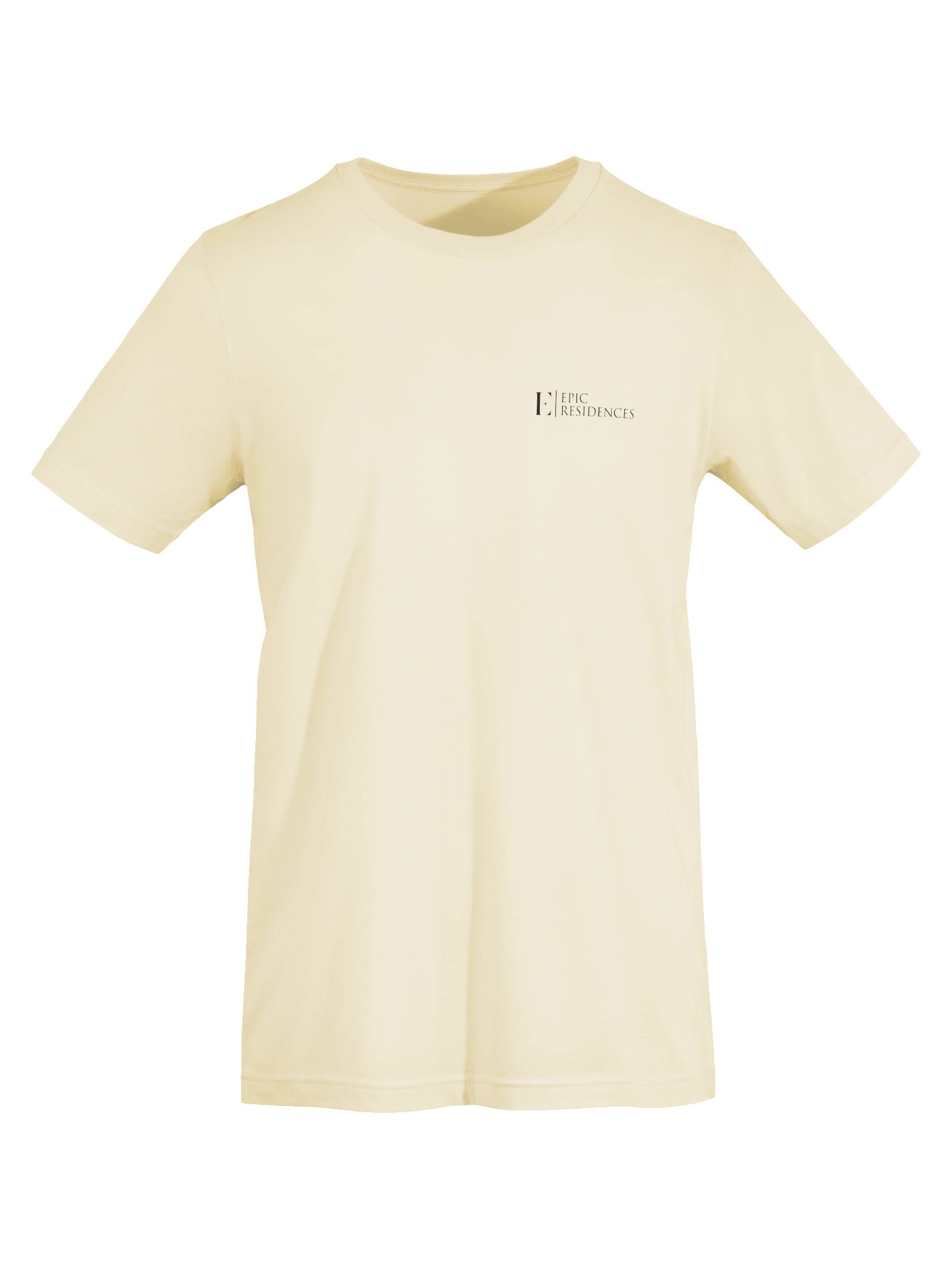 Wordmark Crew Tee — Natural & White product image (10)