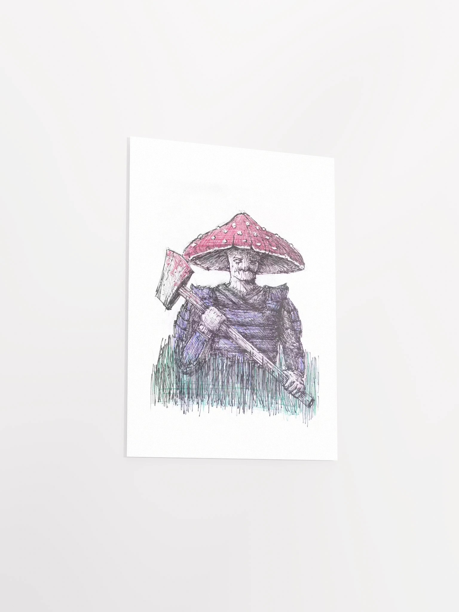 Mushroom Warrior Print product image (3)
